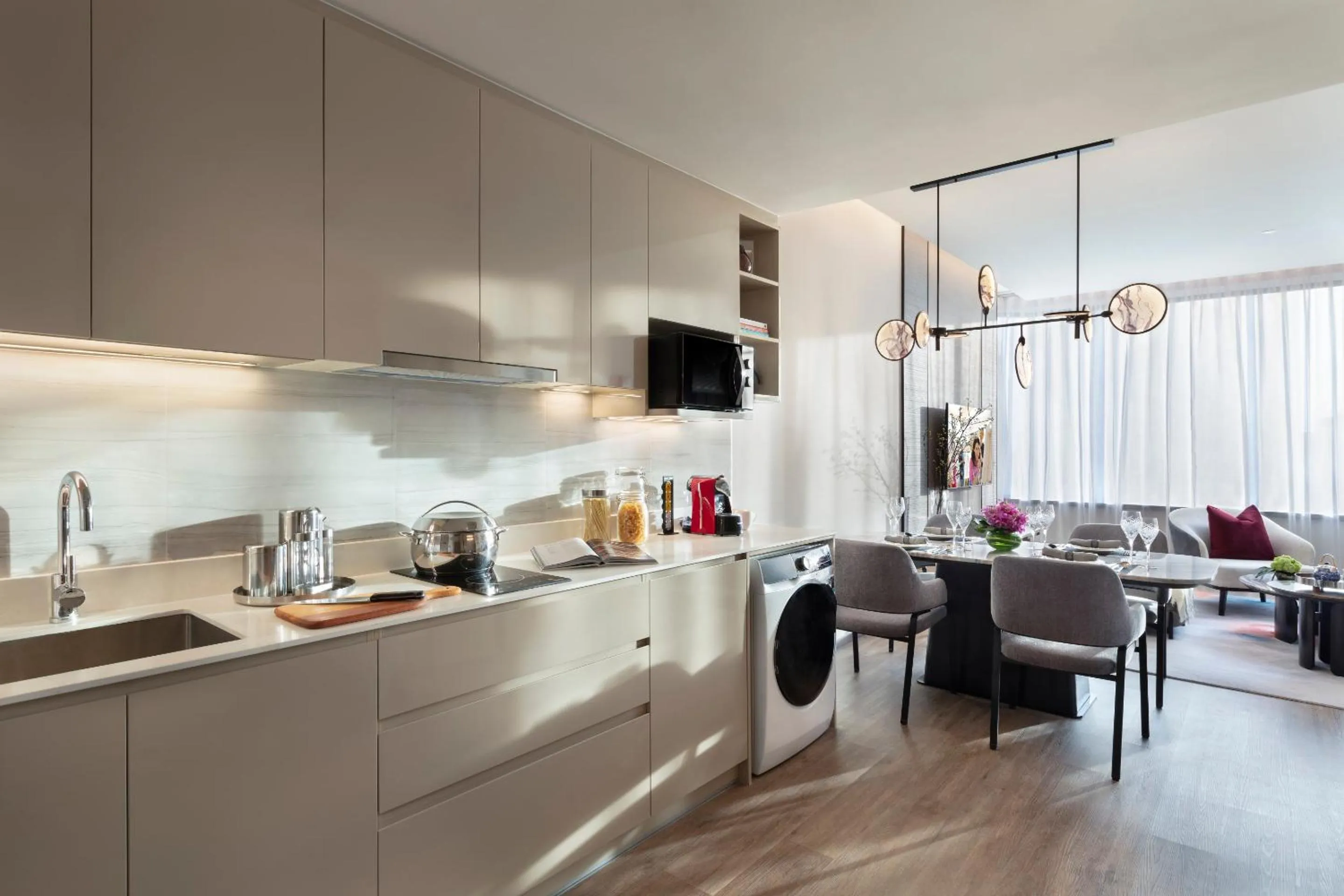 Kitchen or kitchenette in Ascott Embassy Sathorn Bangkok