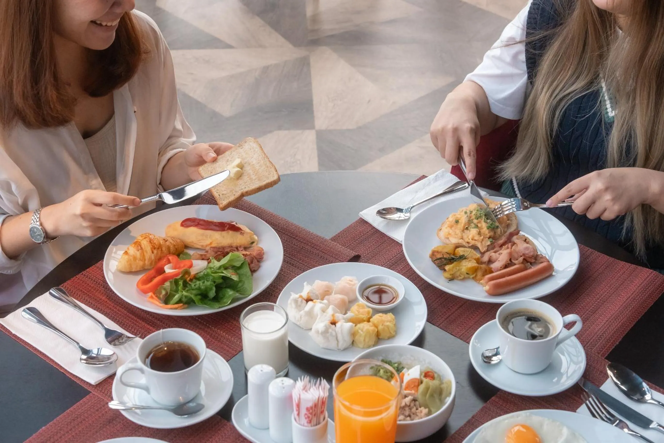Breakfast in Ascott Embassy Sathorn Bangkok