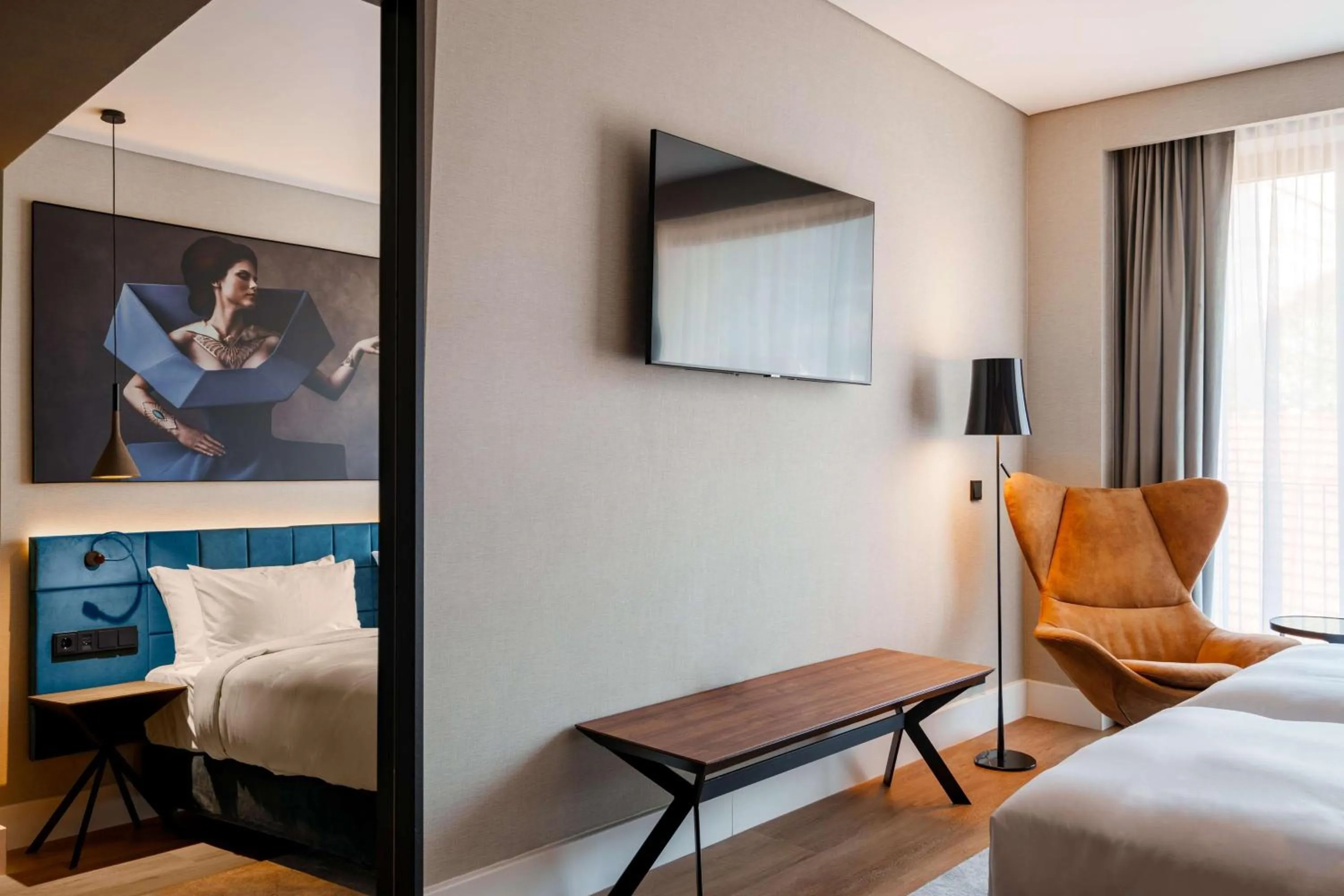 Bedroom, Bed in Radisson Blu Aurum Hotel, Brasov