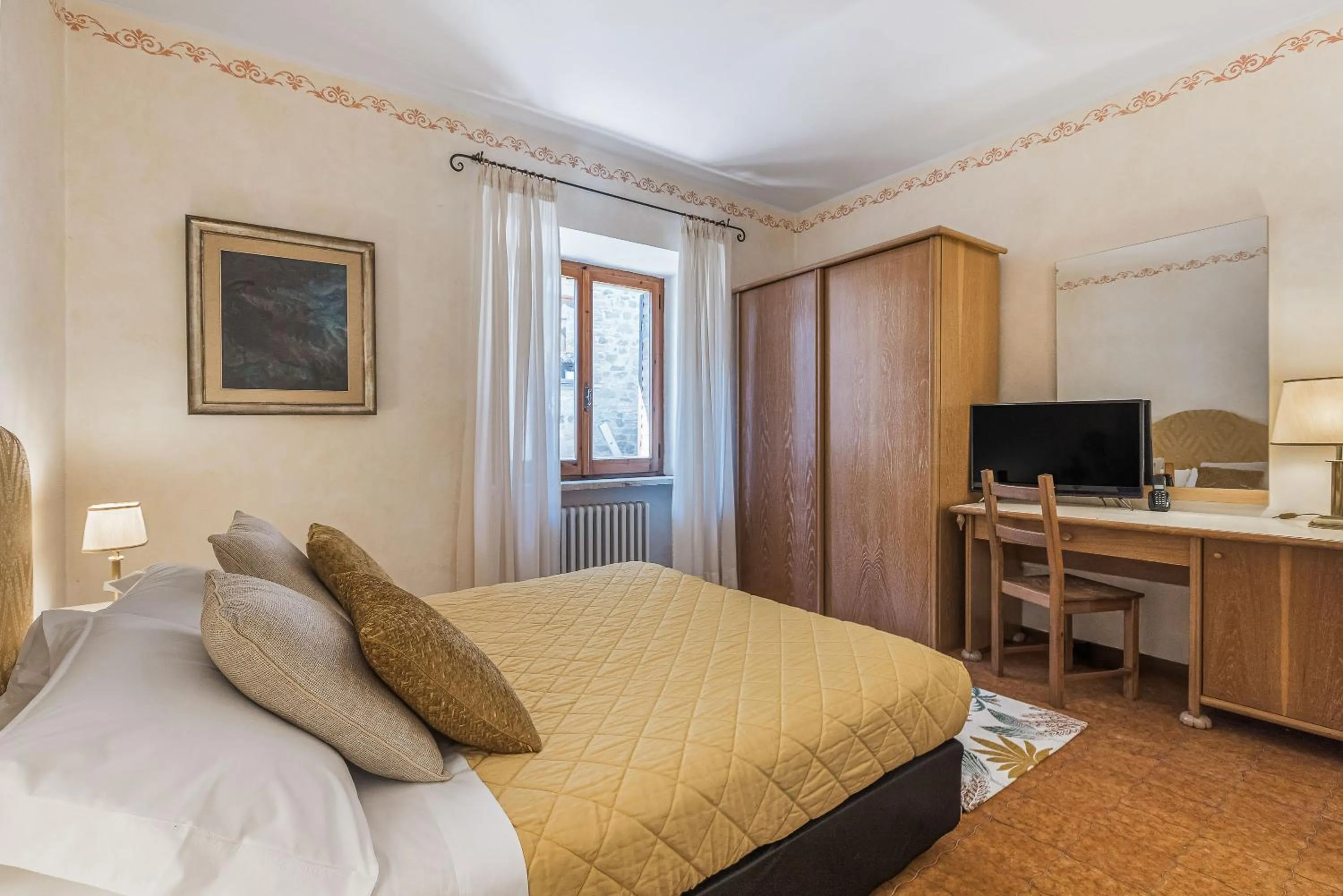 TV and multimedia, Bed in Relais La Fattoria
