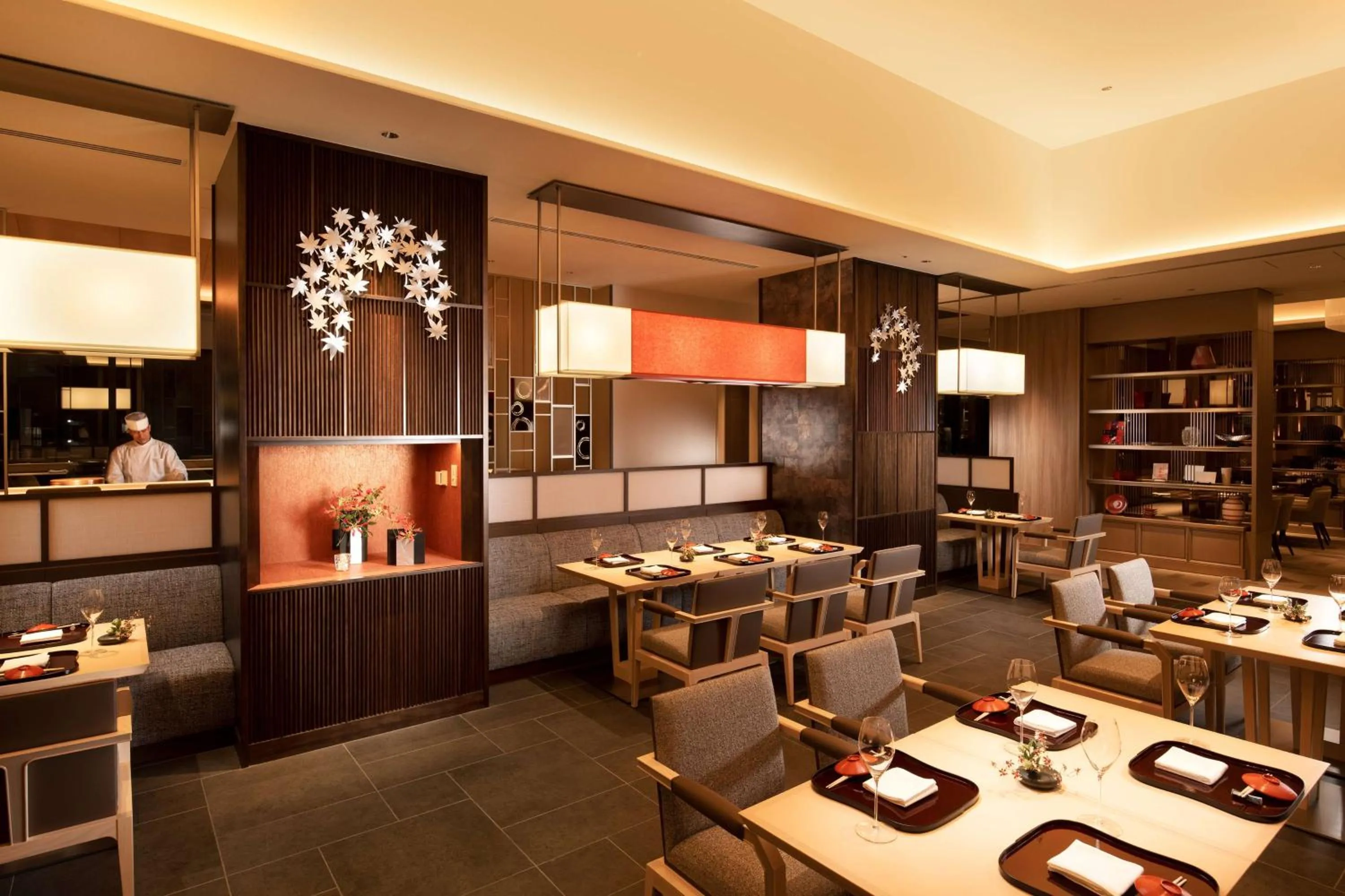 Dining area in Hilton Hiroshima