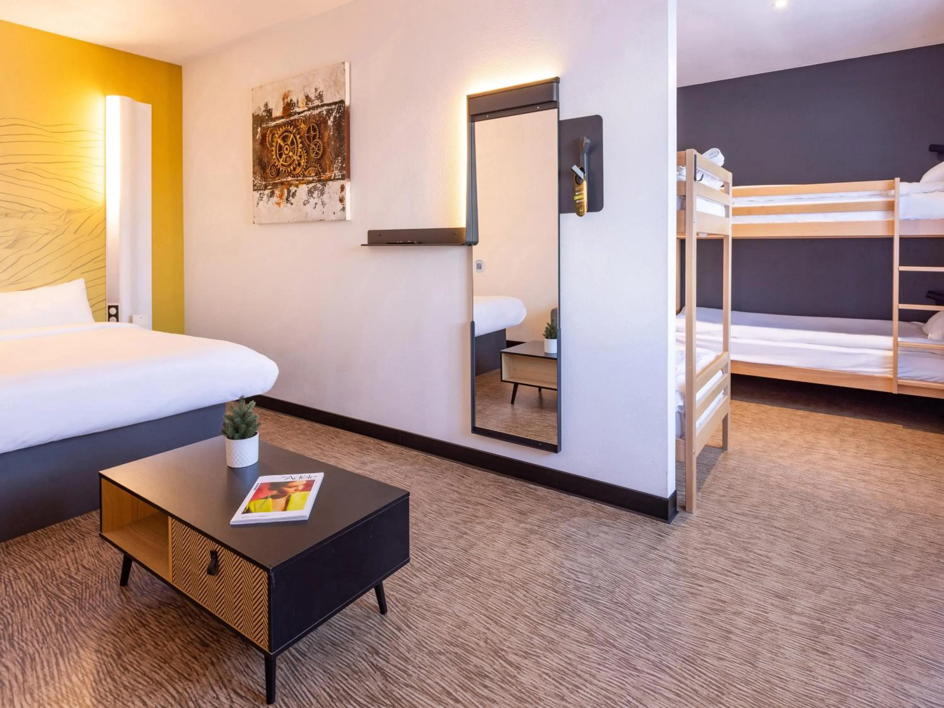 Bedroom, Bed in B&B HOTEL Rennes Parc Expo Aéroport