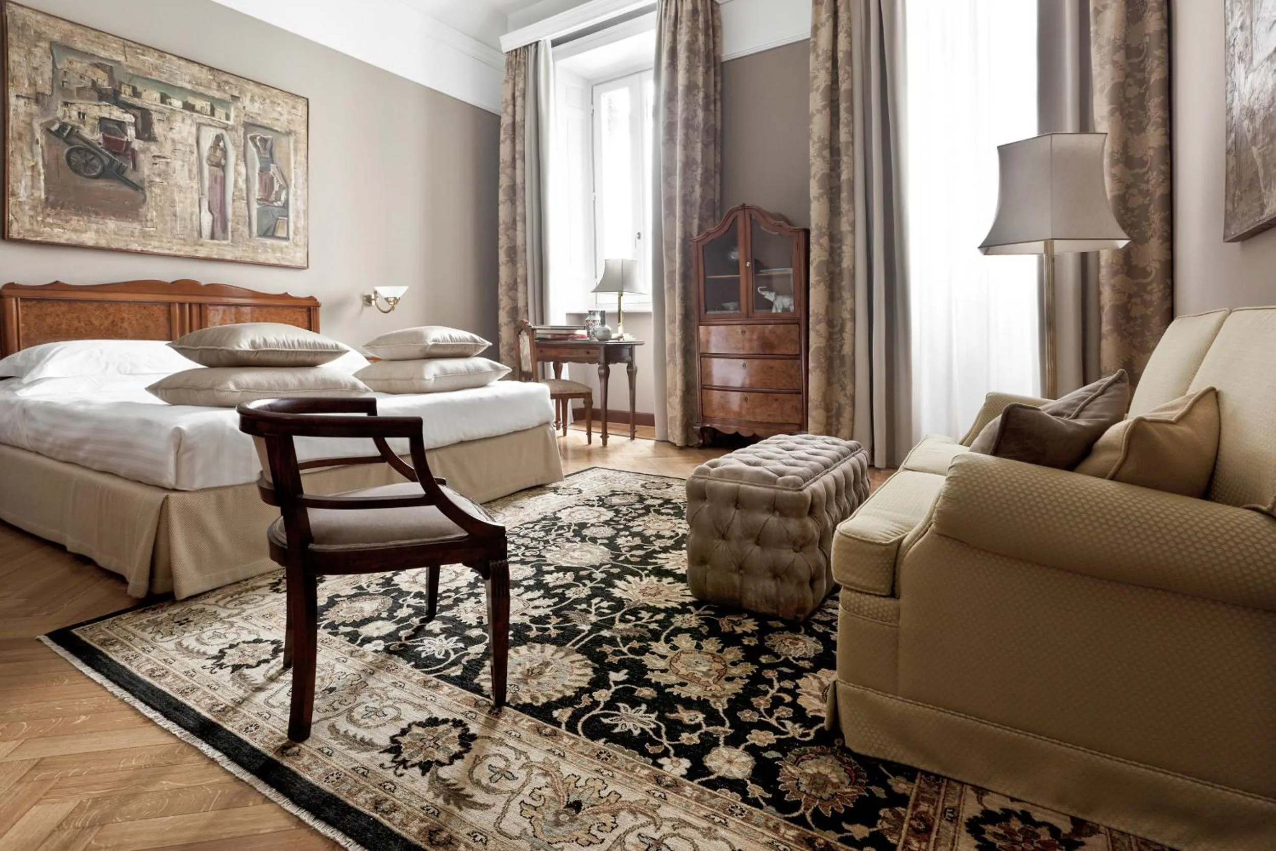 Bedroom, Bed in Grand Hotel et de Milan - The Leading Hotels of the World
