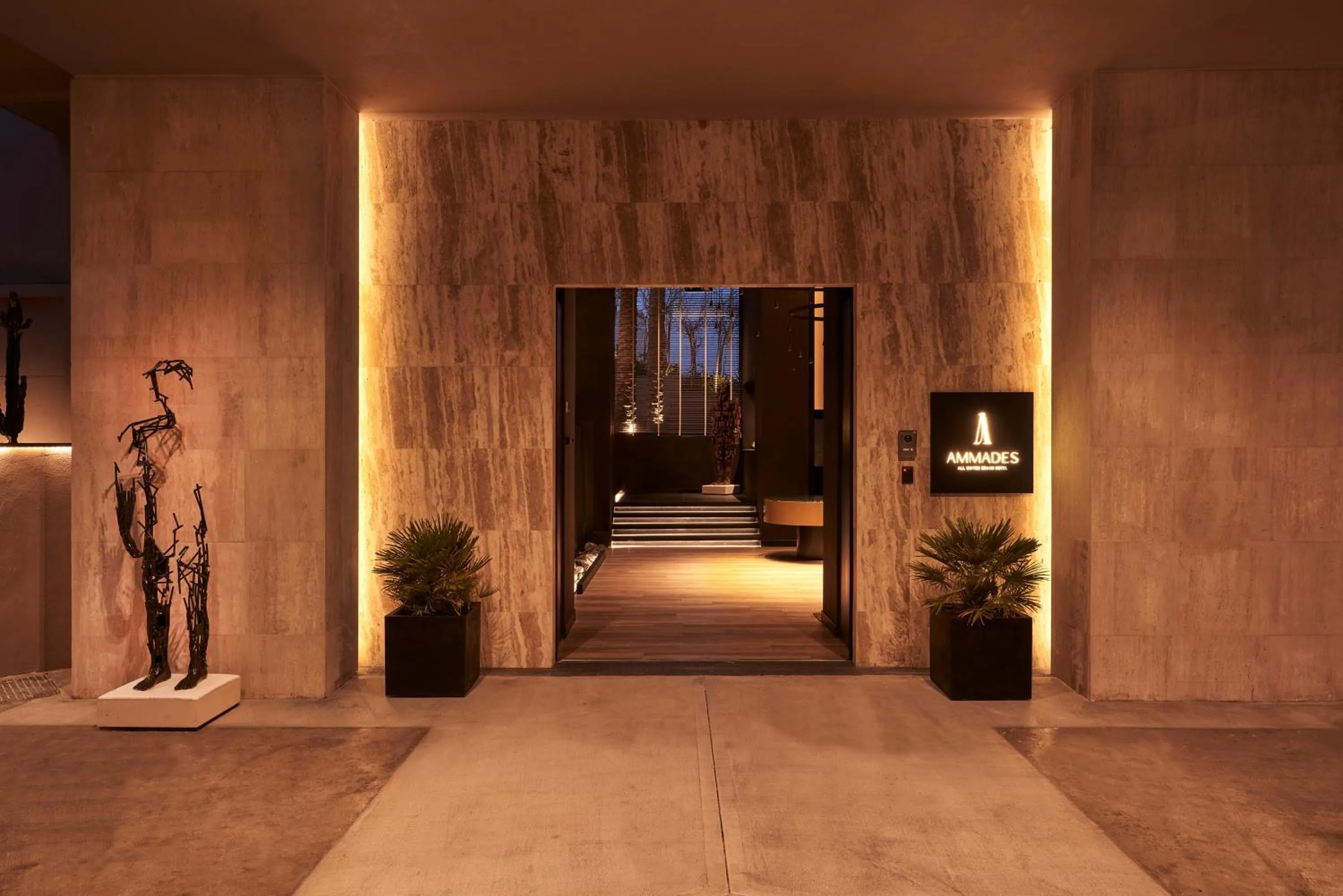 Facade/entrance in Ammades All Suites Beach Hotel & Spa - Adults Only