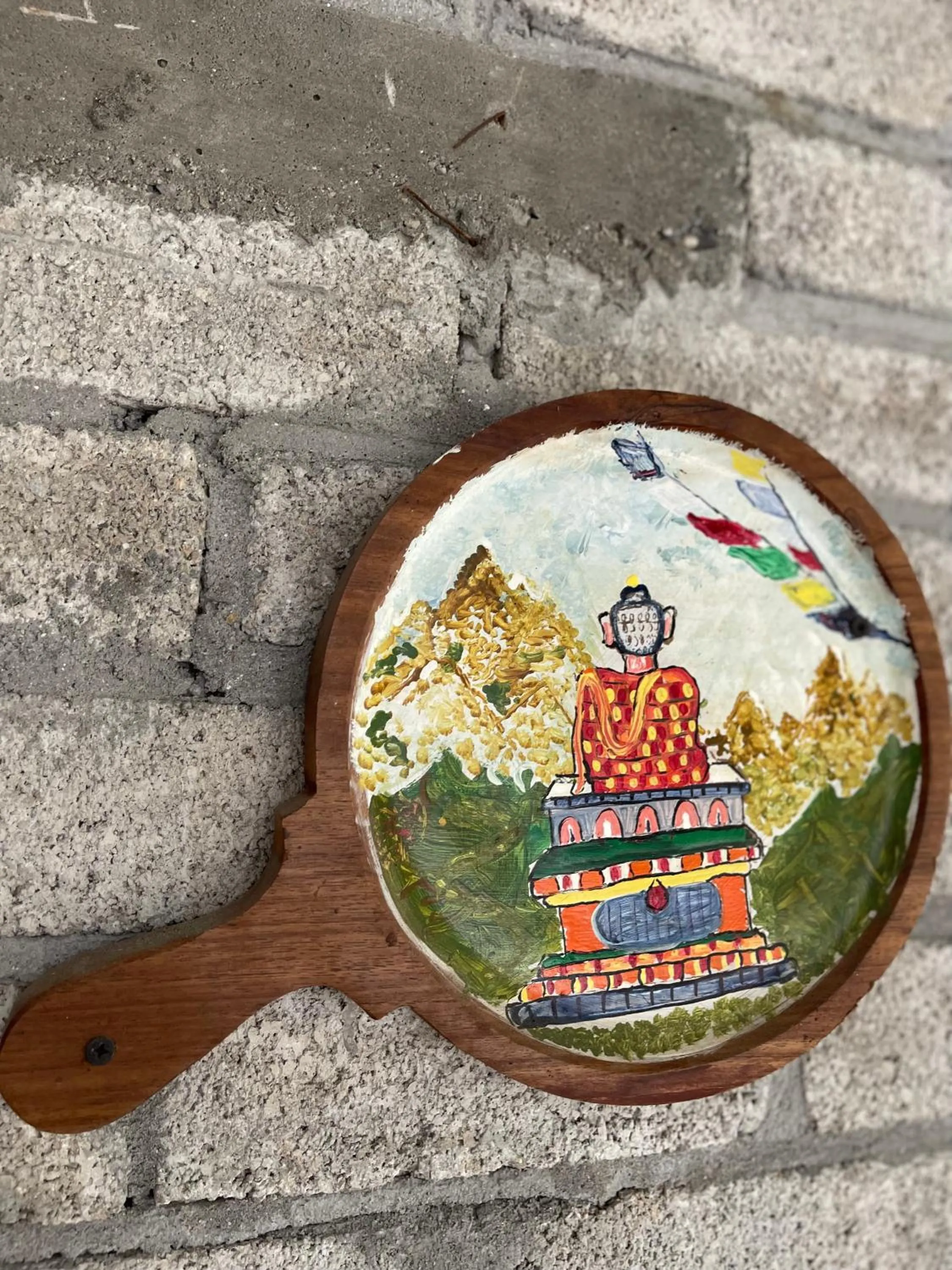 Decorative detail in The Royal Orchard Kasol