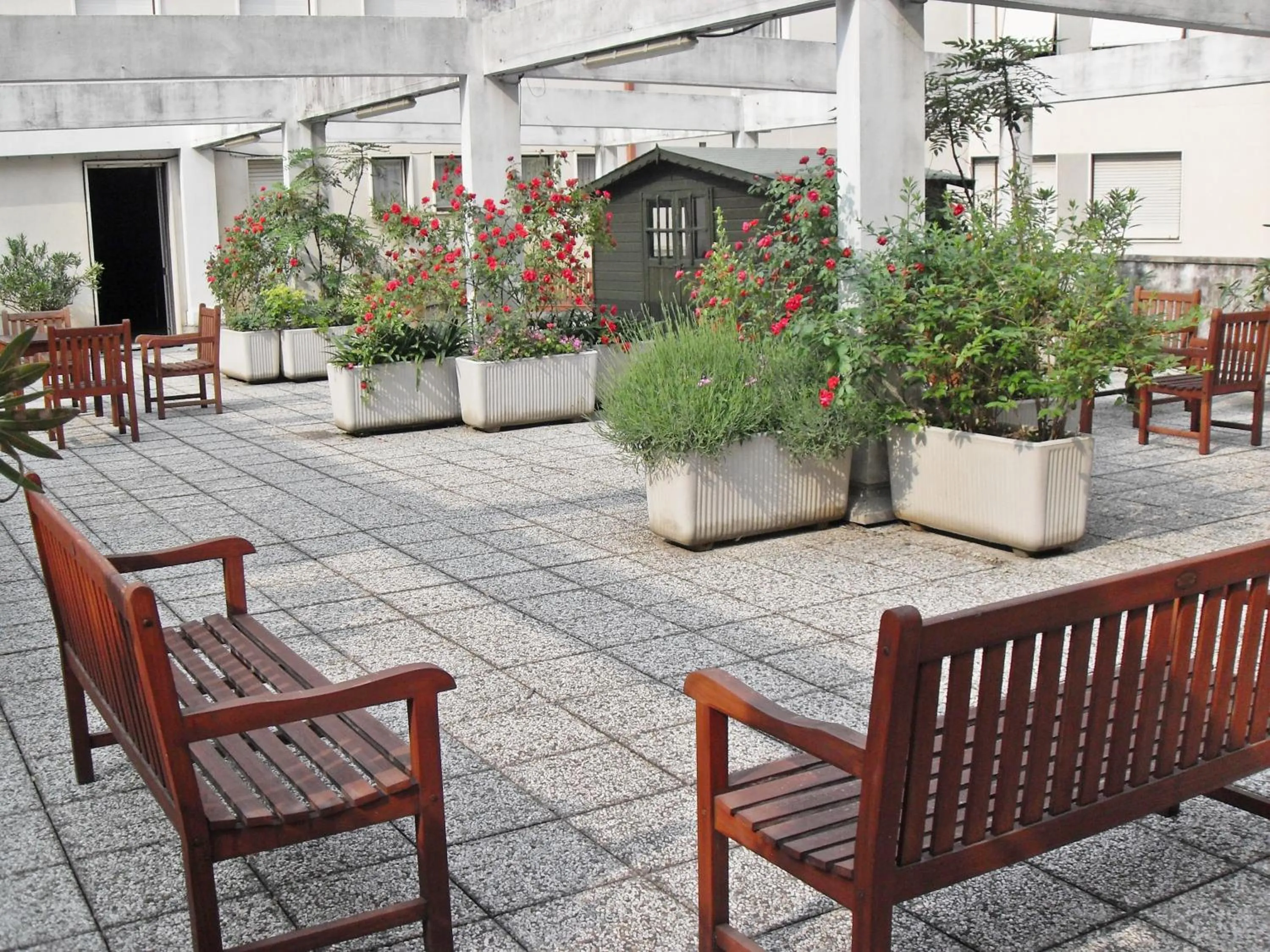 Patio in Albergo Residence Italia Vintage Hotel