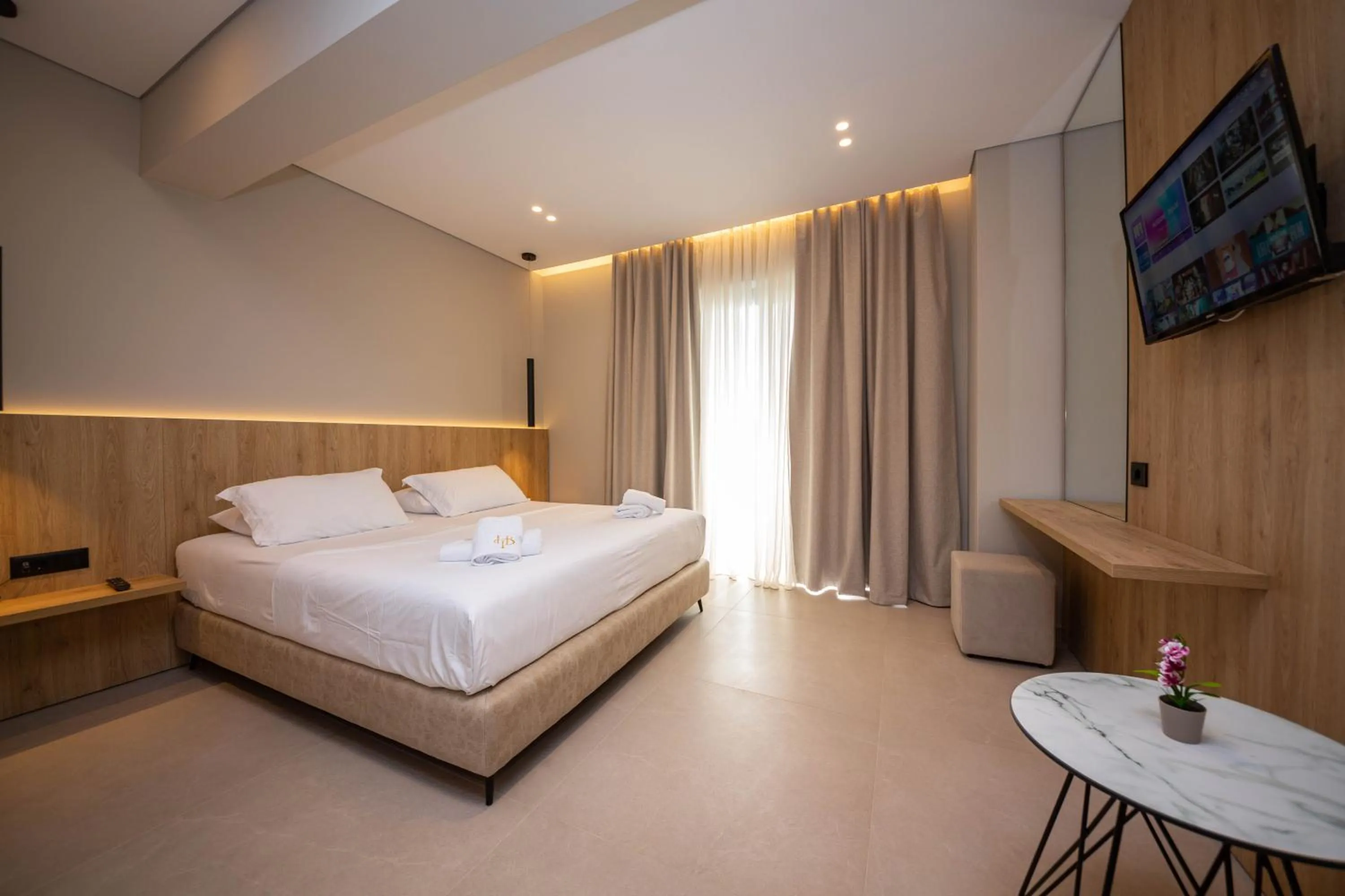 Bedroom, Bed in Hotel Portanova