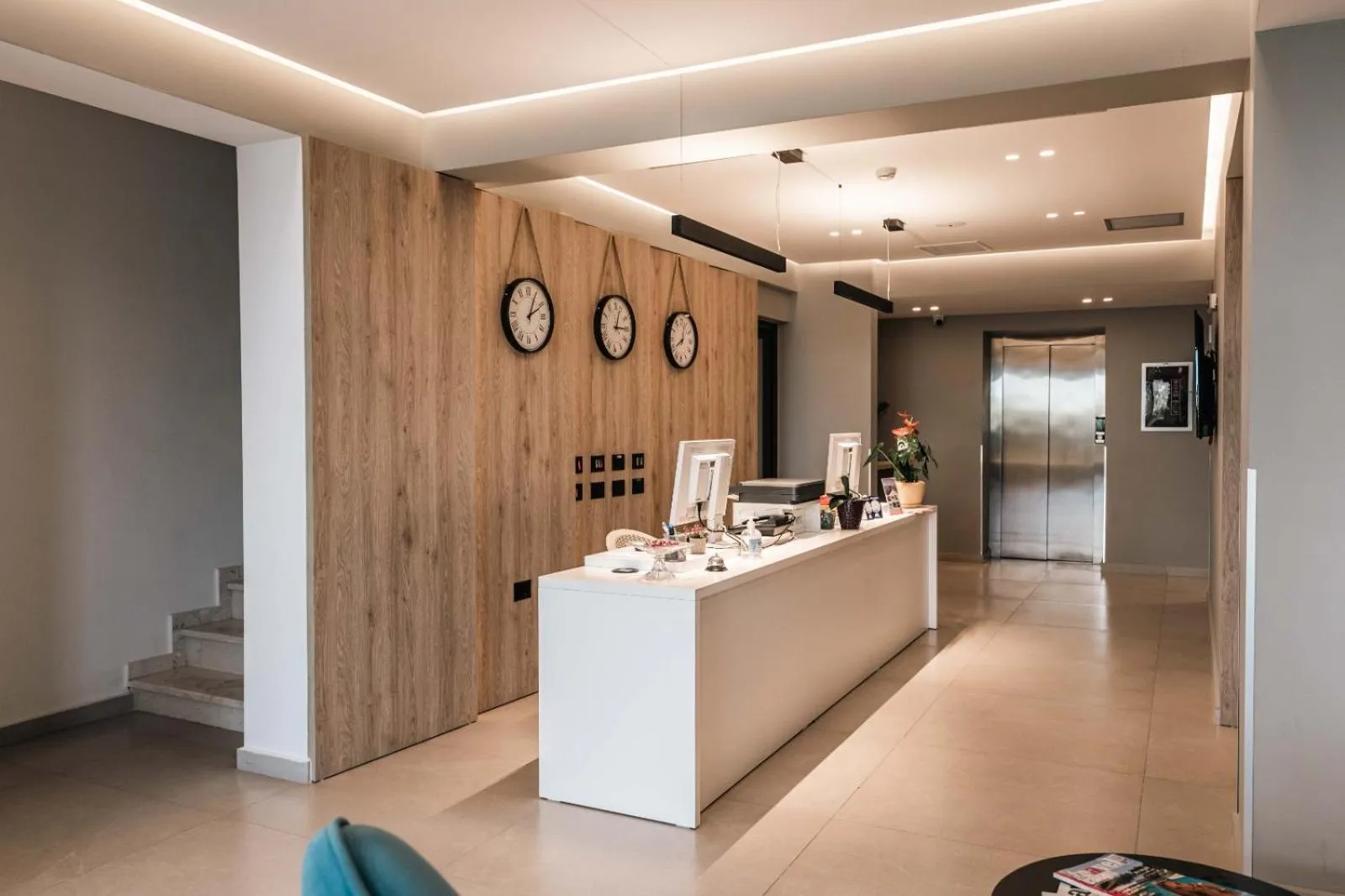 Lobby or reception in Hotel Portanova