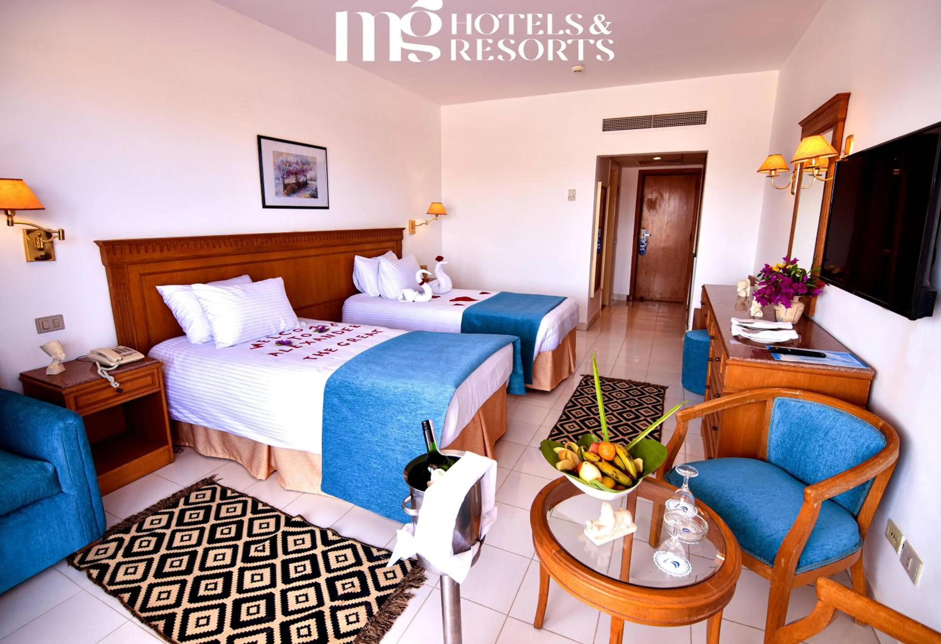 Bedroom in MG Alexander The Great Hotel