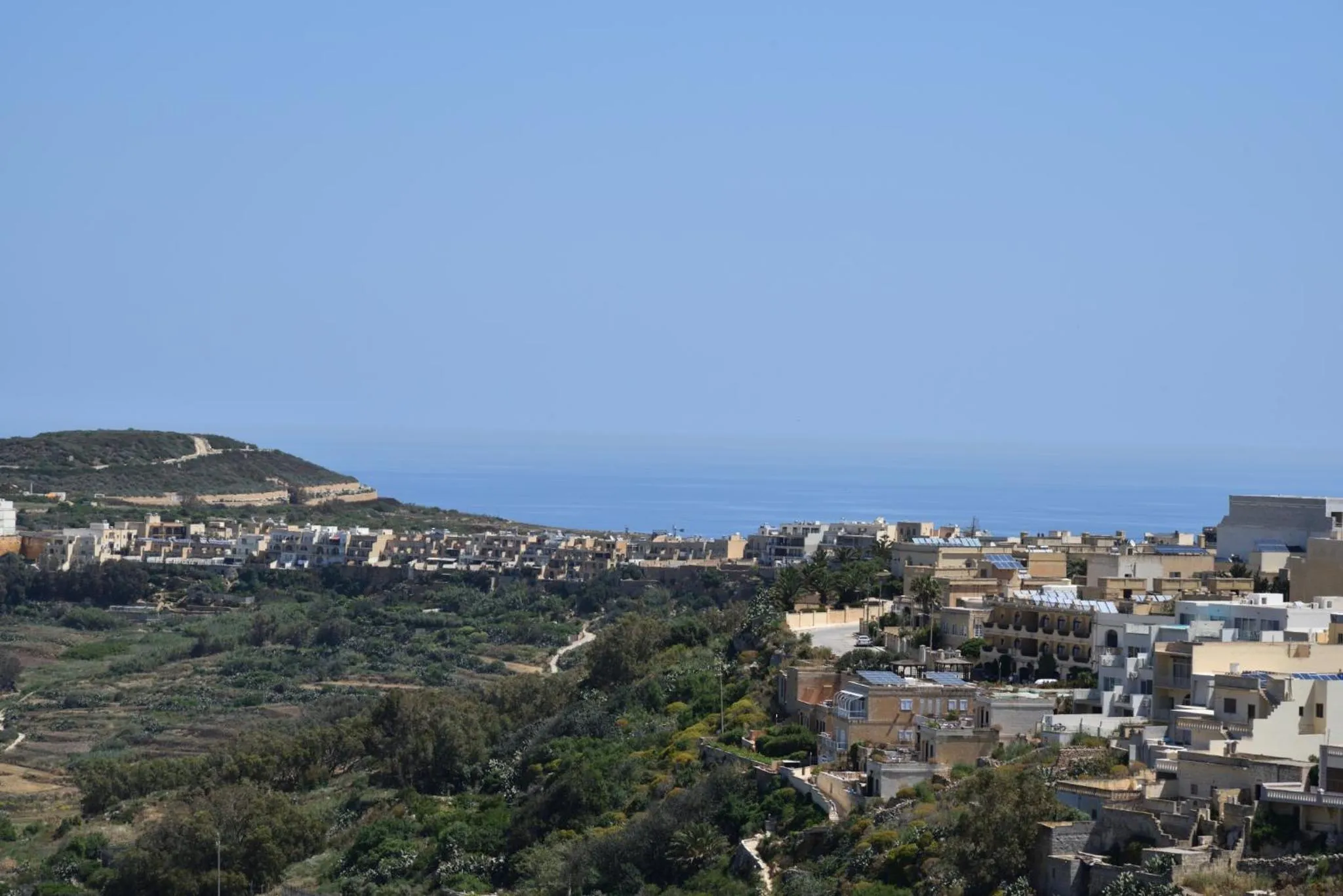 City view in San Pawl B&b farmhouse- KORTOLL