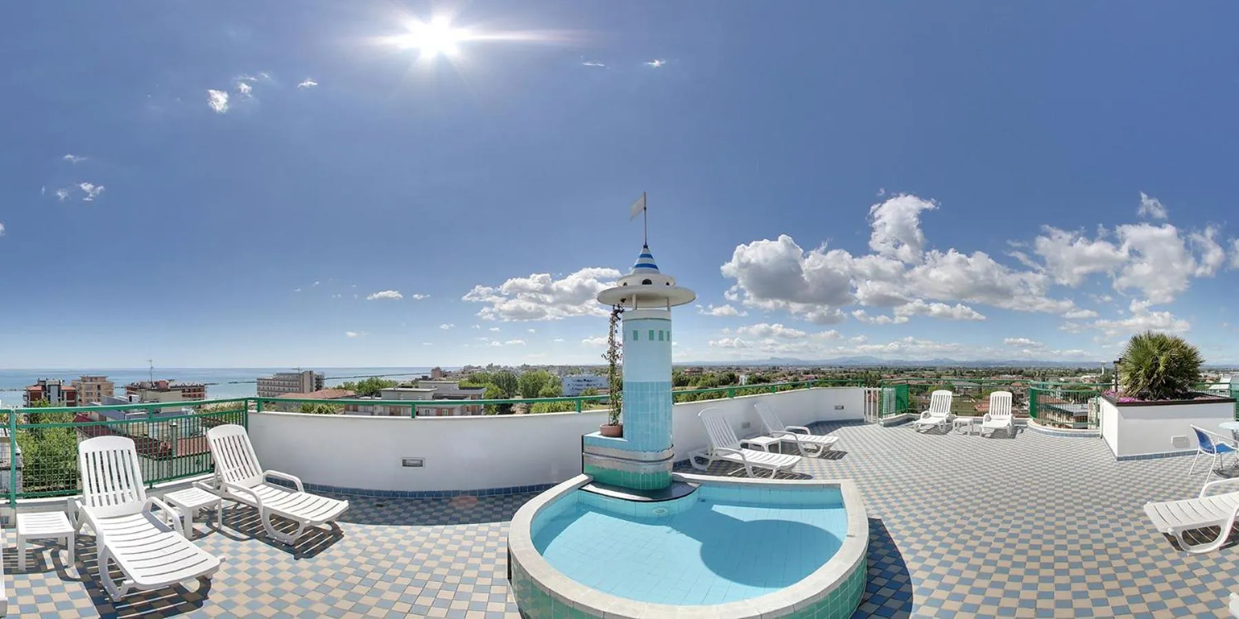 Balcony/Terrace in Hotel Wivien