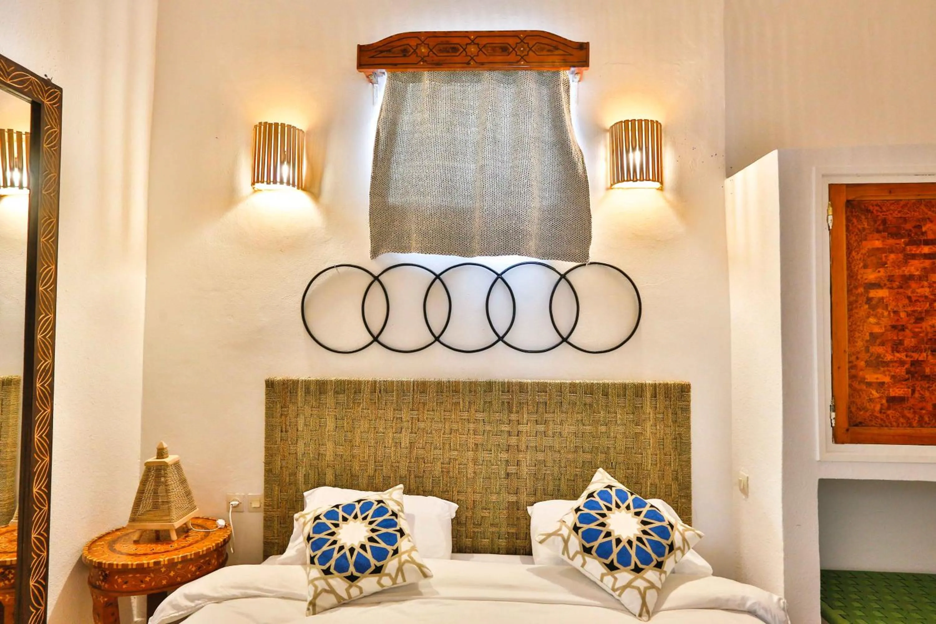 Bedroom, Bed in Luxury Riad Mounia