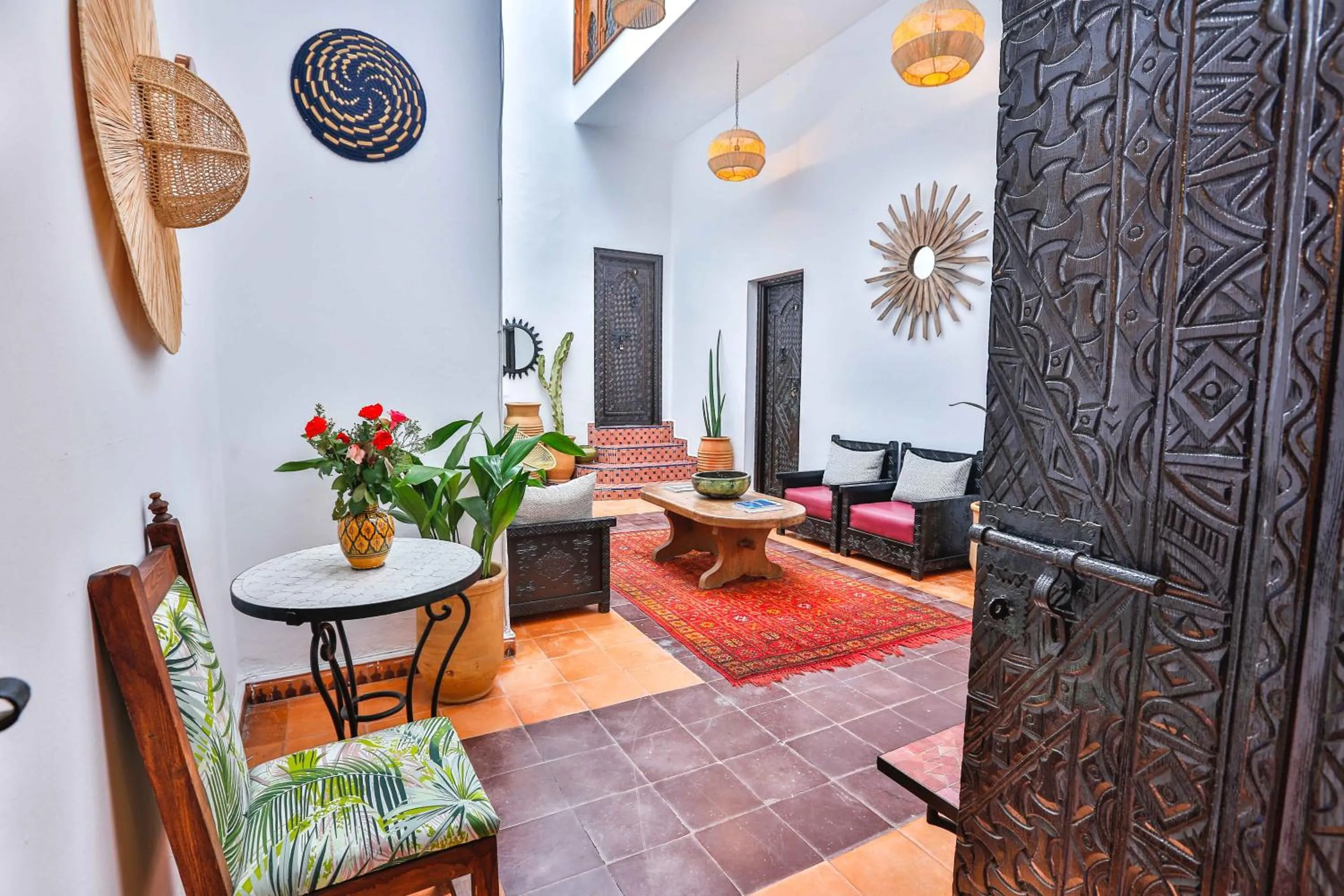 Living room in Luxury Riad Mounia