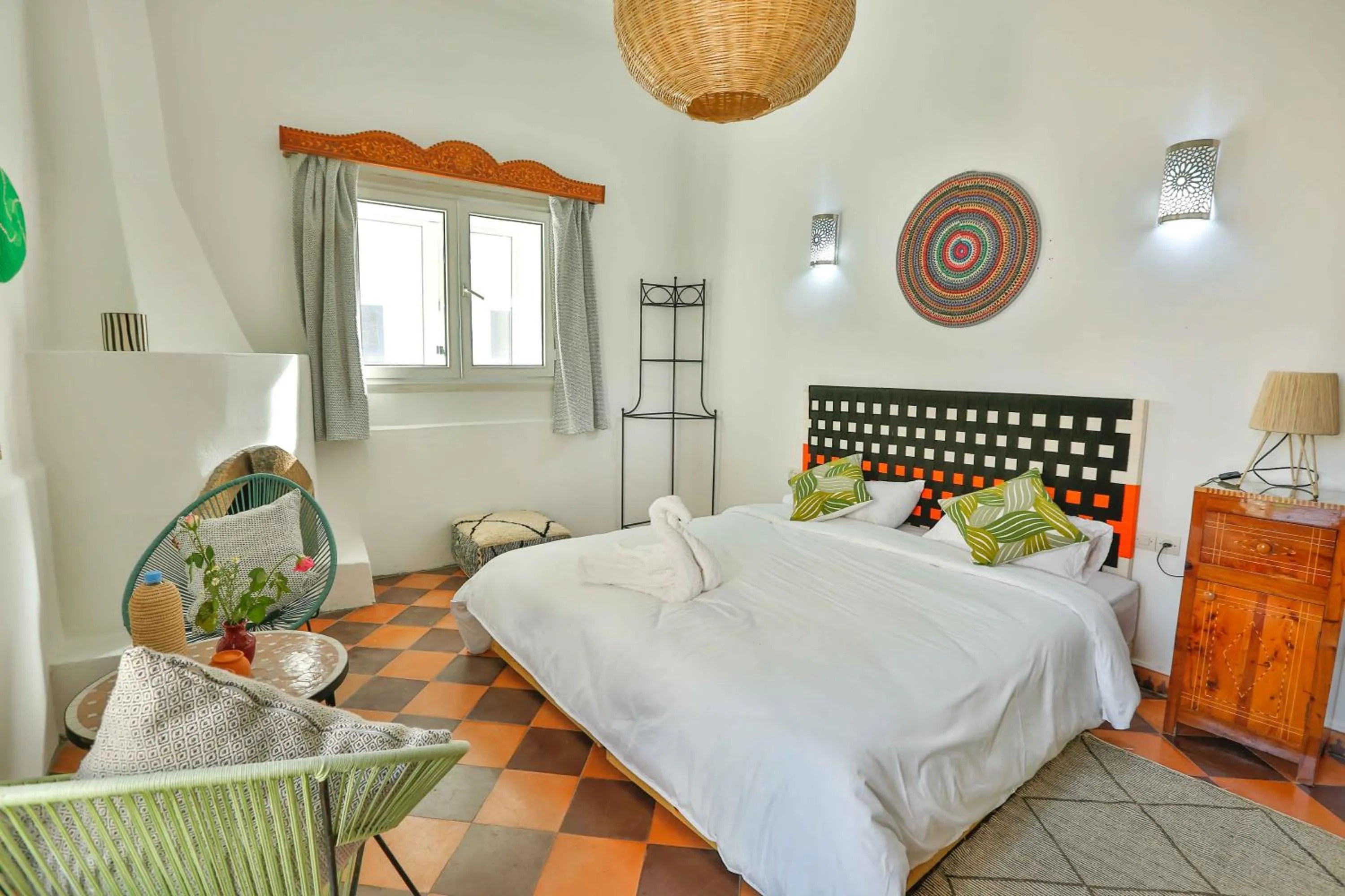 Bedroom, Bed in Luxury Riad Mounia