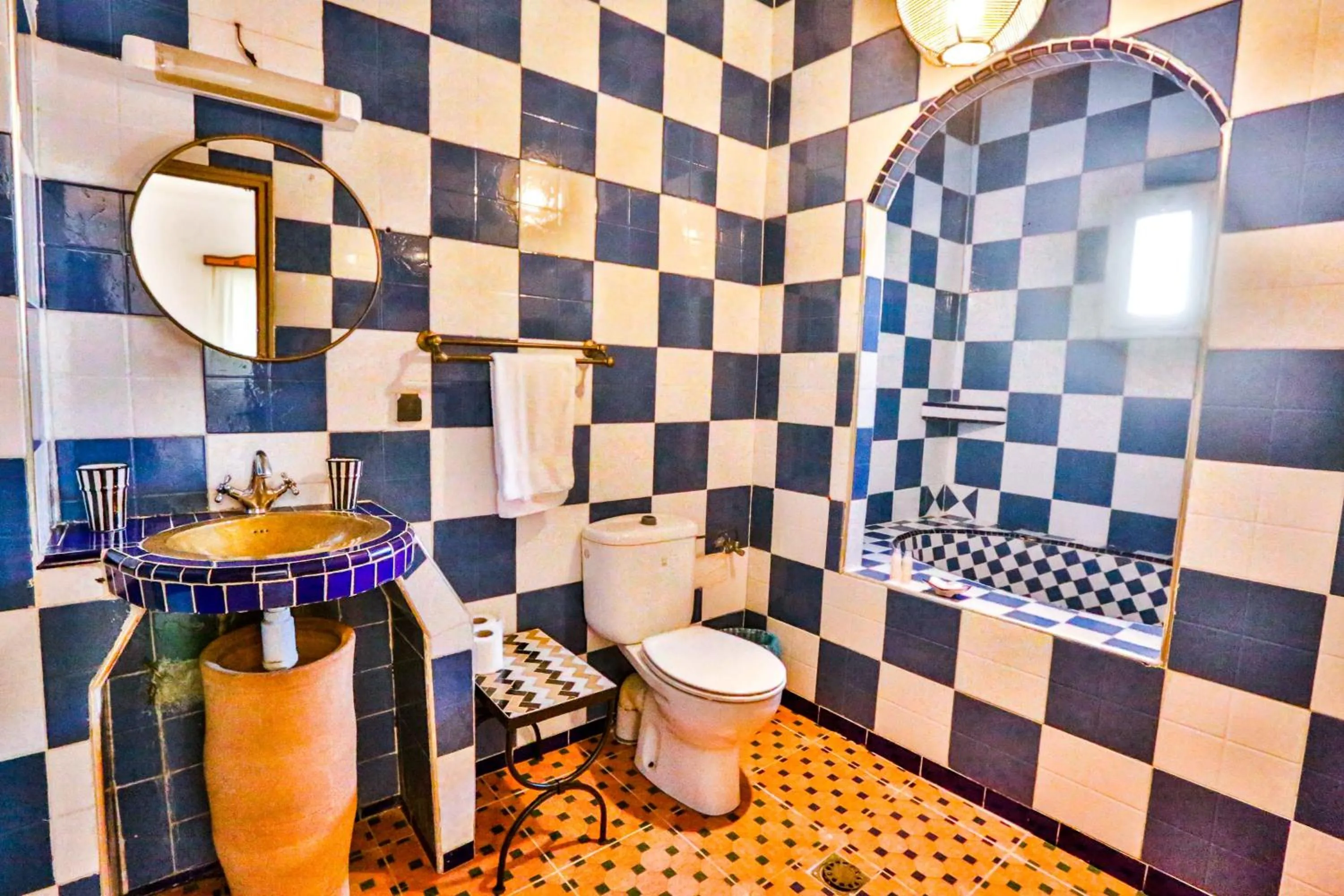 Bathroom in Luxury Riad Mounia