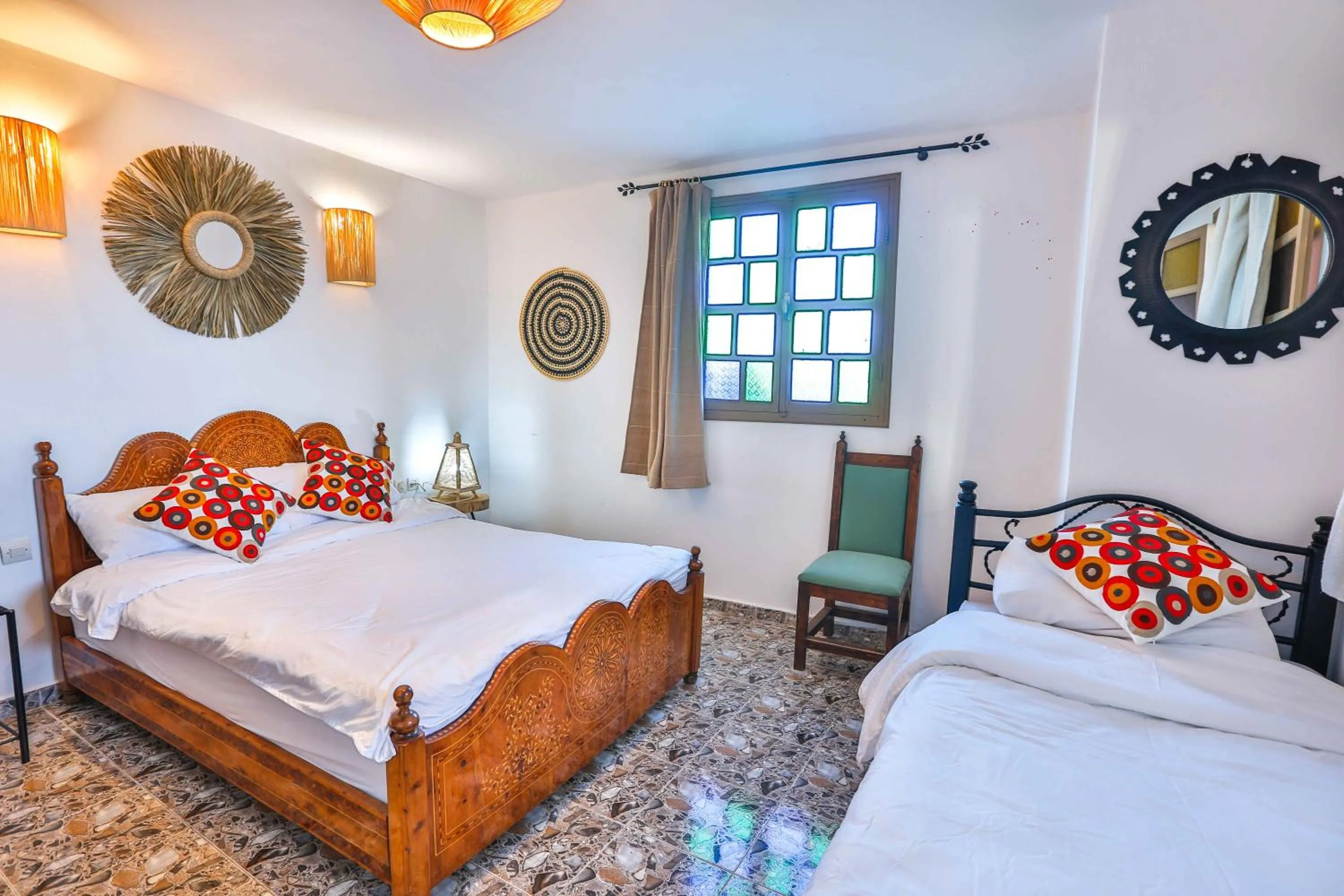 Bedroom, Bed in Luxury Riad Mounia