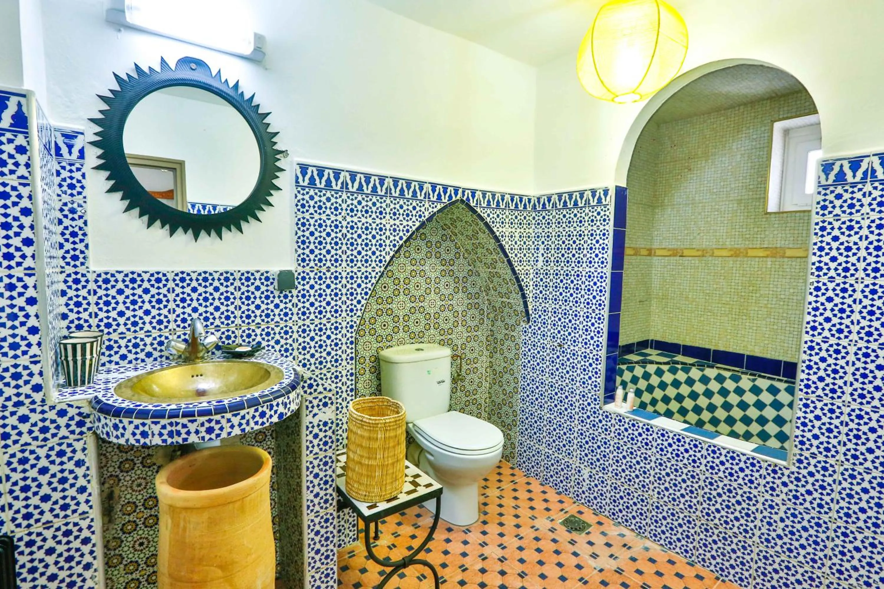 Bathroom in Luxury Riad Mounia