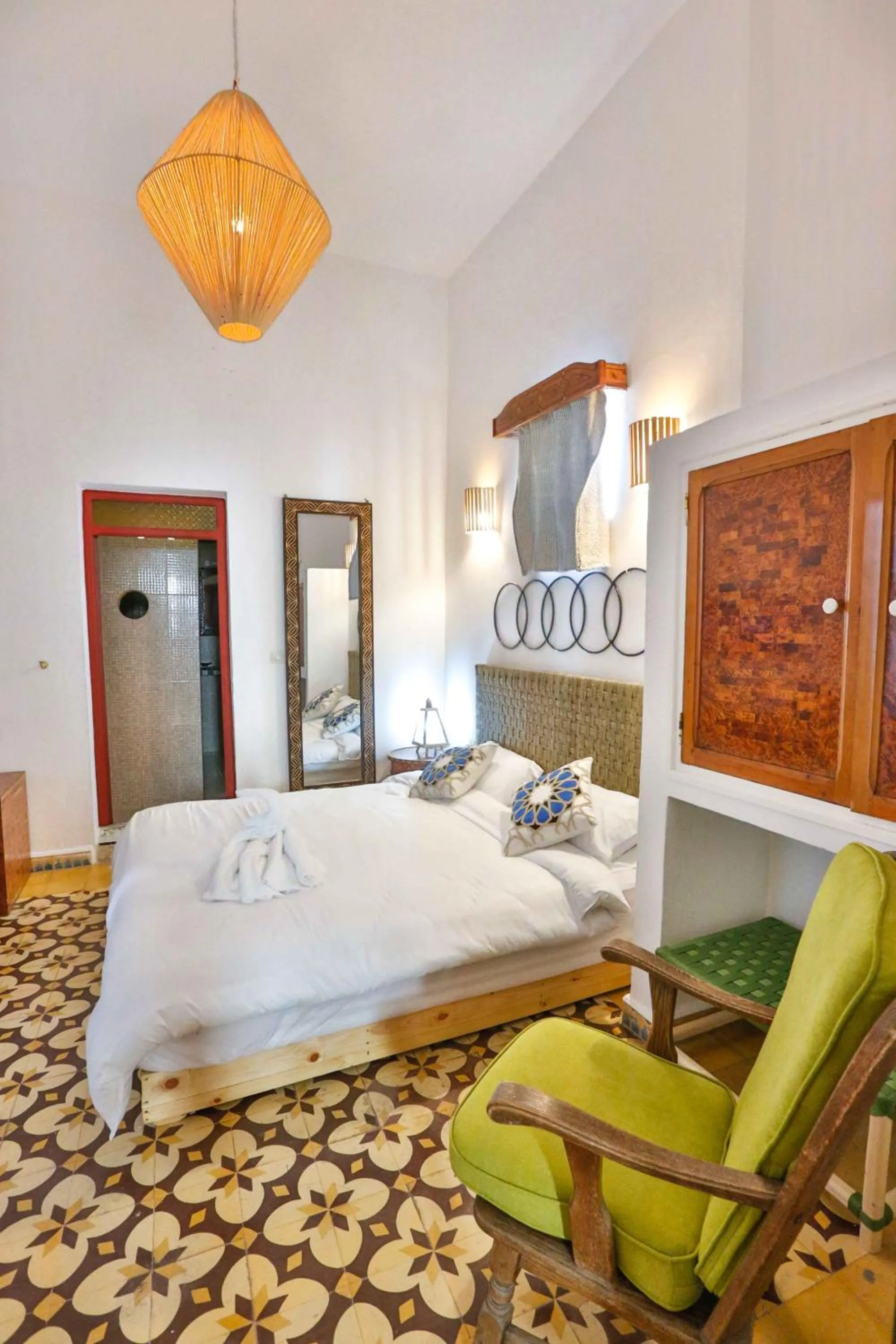 Bedroom, Bed in Luxury Riad Mounia