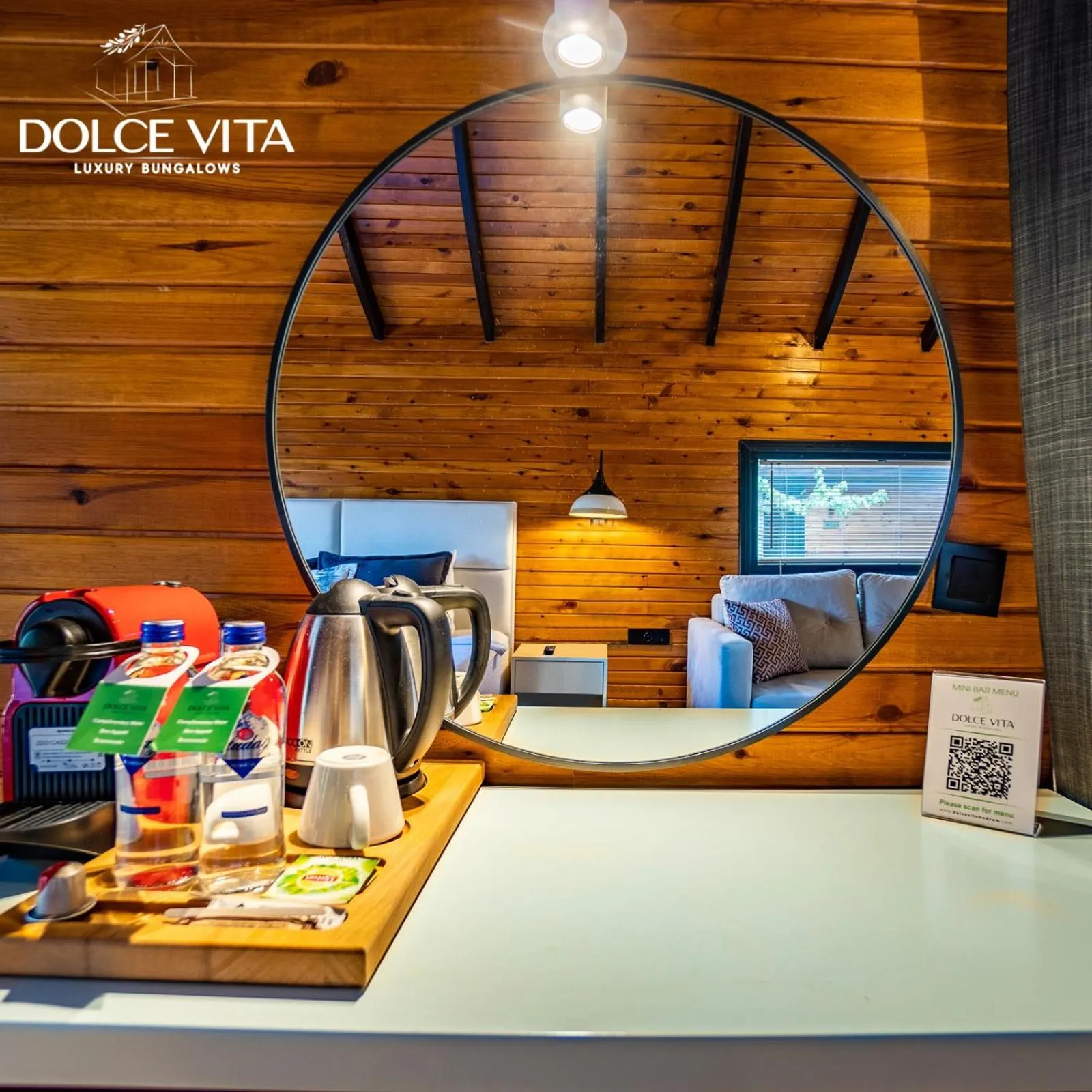 Coffee/tea facilities in Dolce Vita Luxury Bungalows