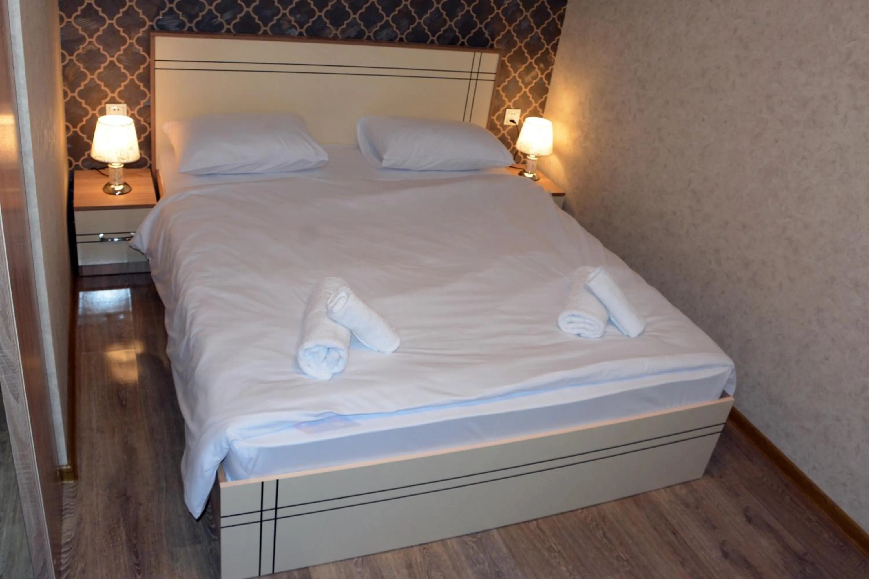 Bed in Tulpan Park Hotel