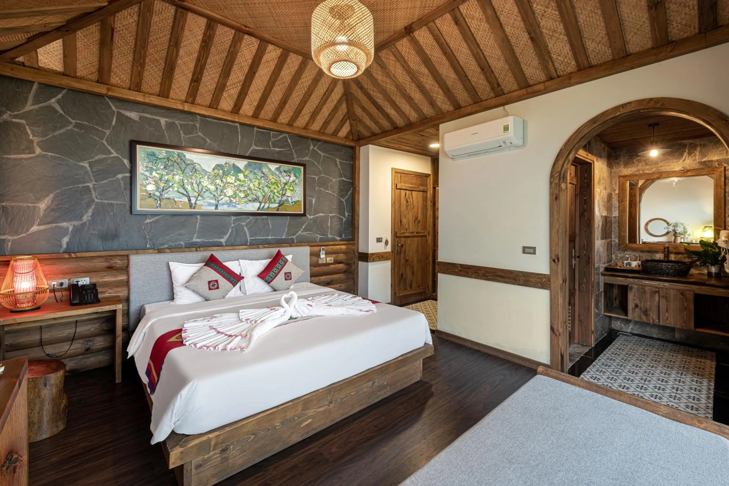 Bedroom, Bed in Sin Chai Ecolodge