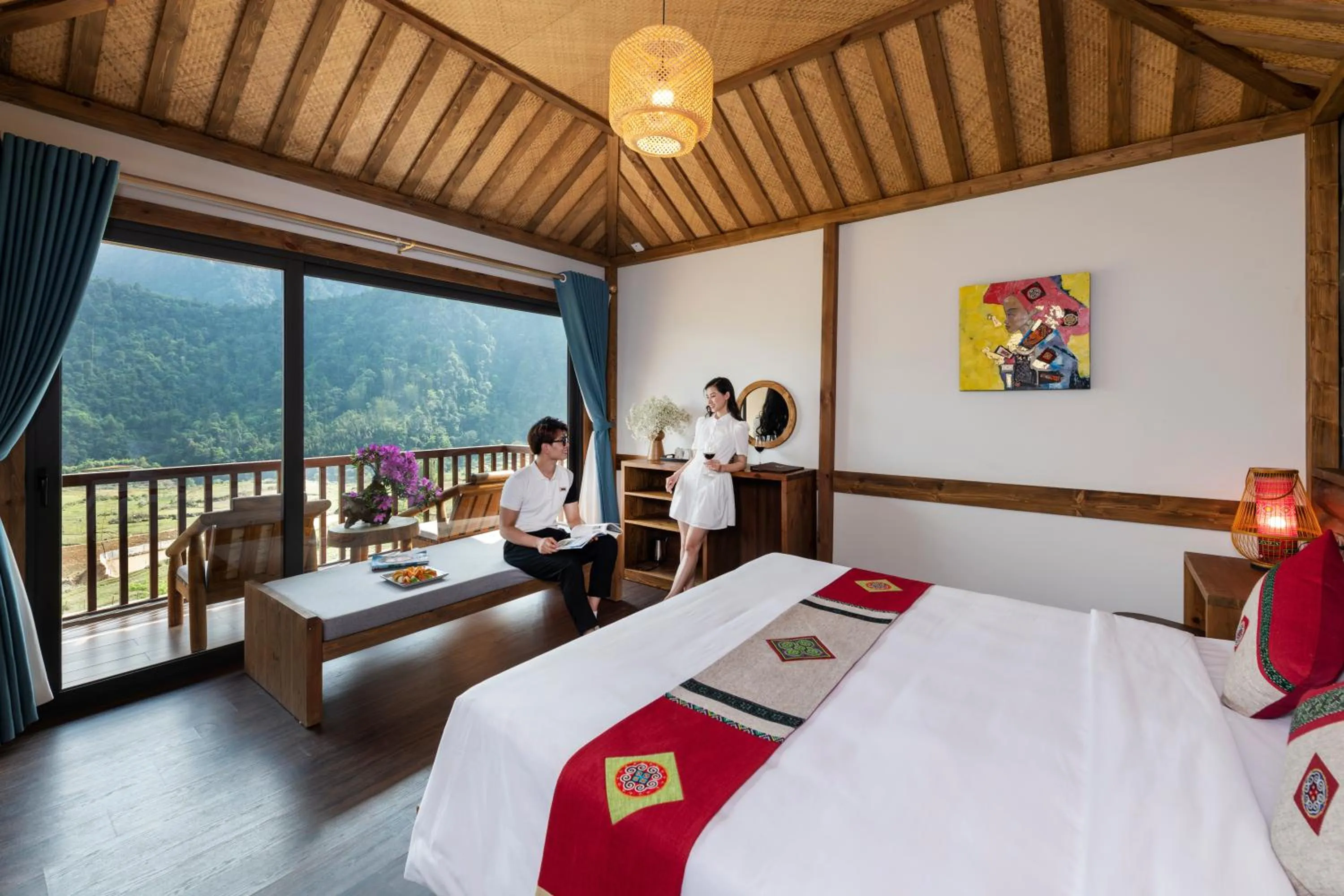 Bedroom, Bed in Sin Chai Ecolodge