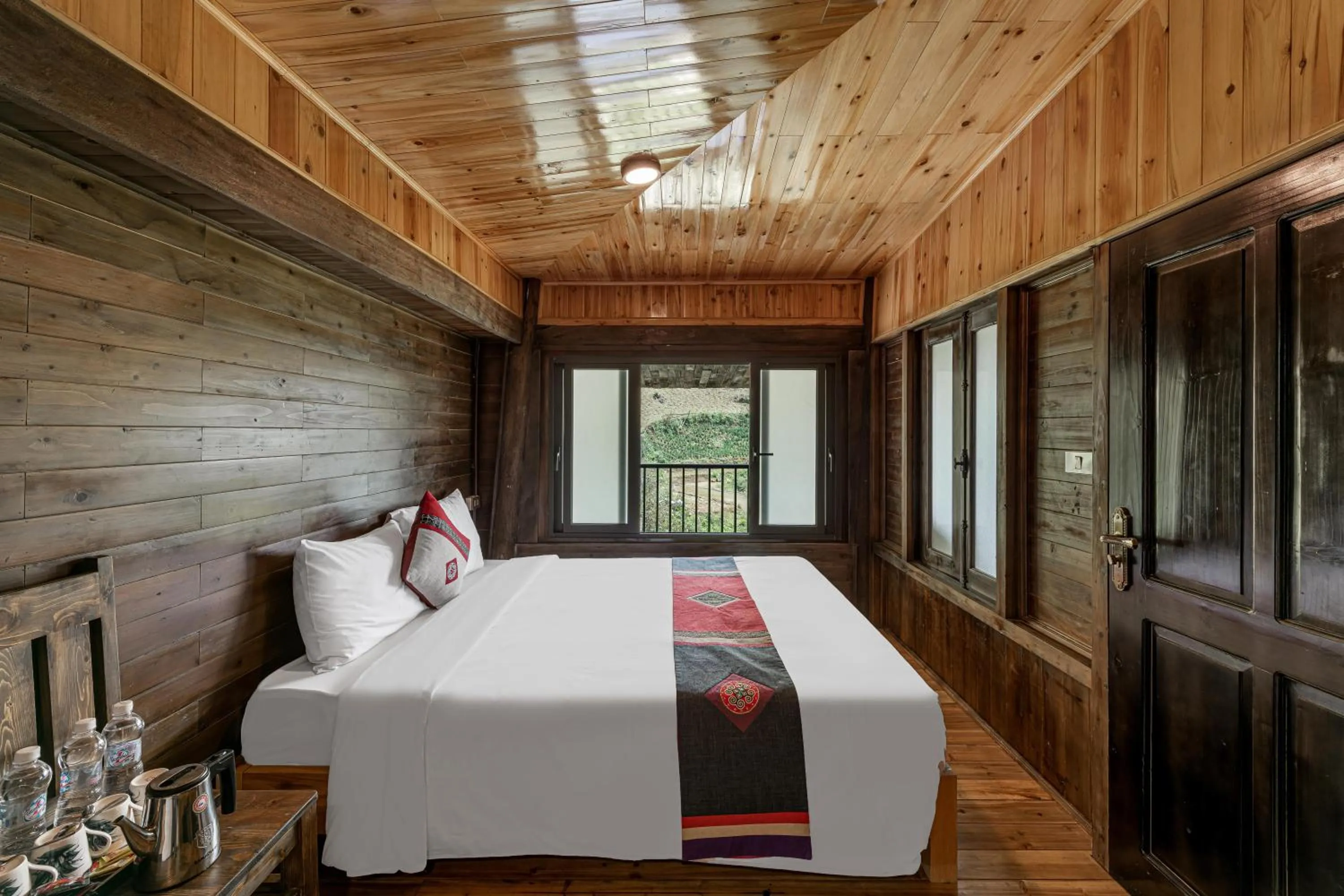 Bed in Sin Chai Ecolodge