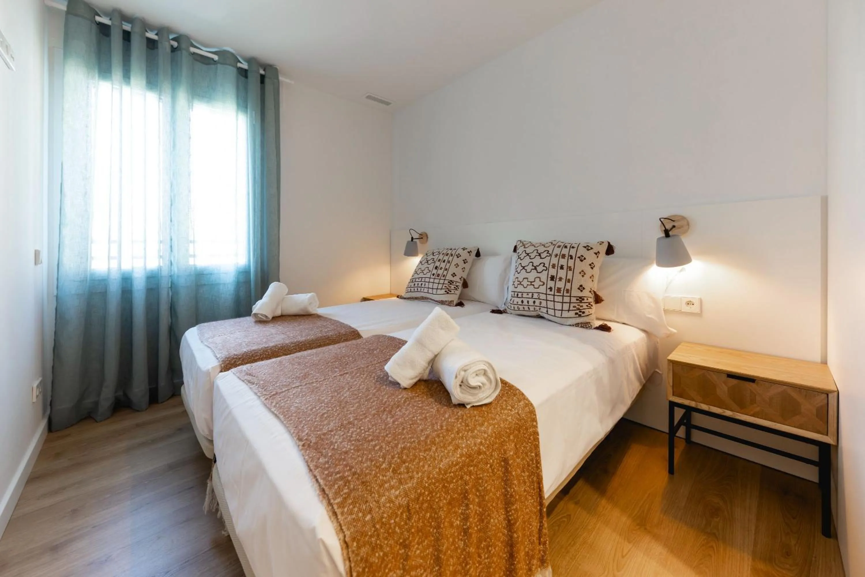 Bed in Bravissimo Tarlà, 2-bedroom apartment