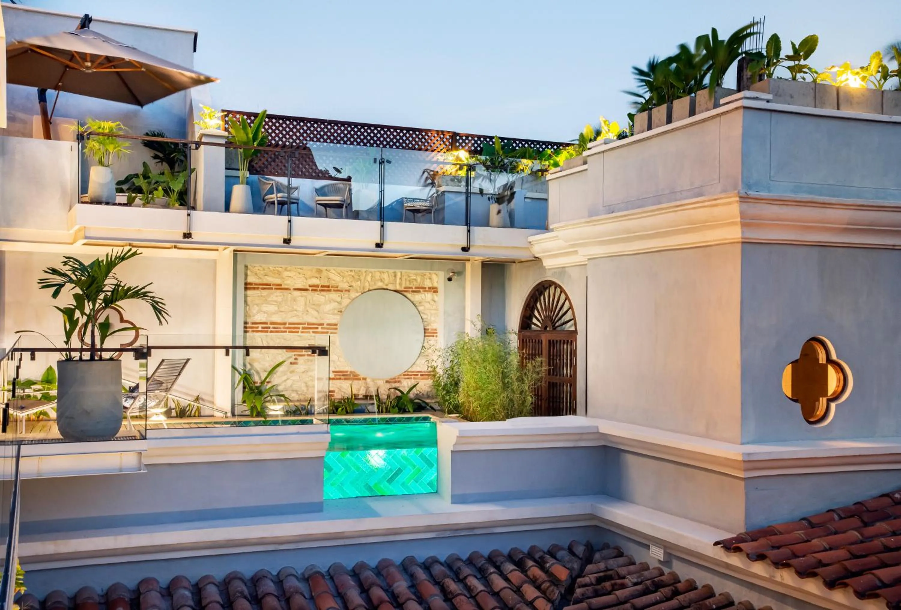Swimming pool in Hotel Casona del Porvenir