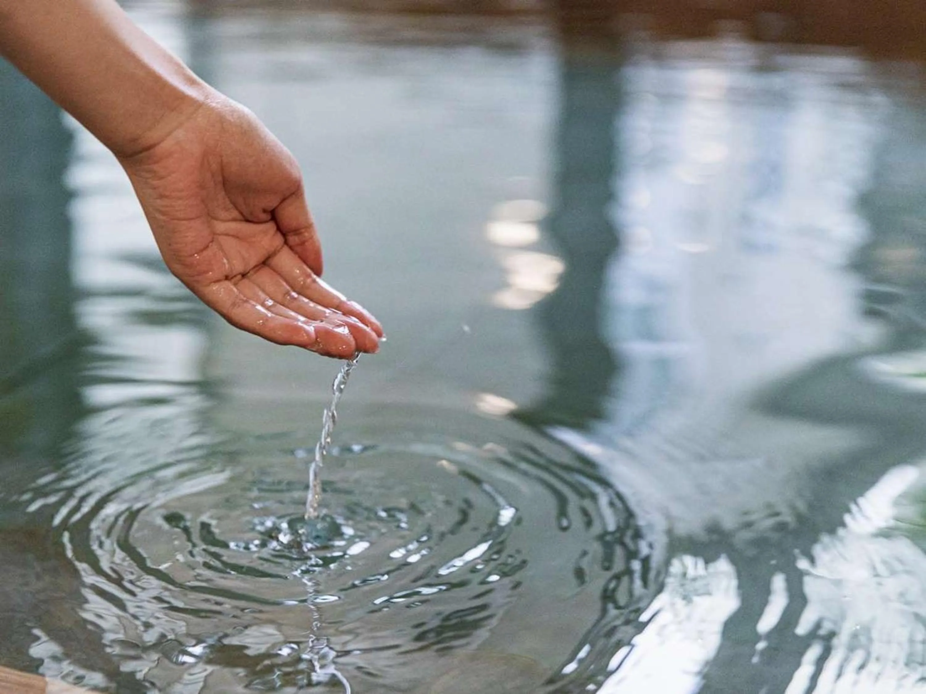 Hot Spring Bath in Hatsuneso Shinkan