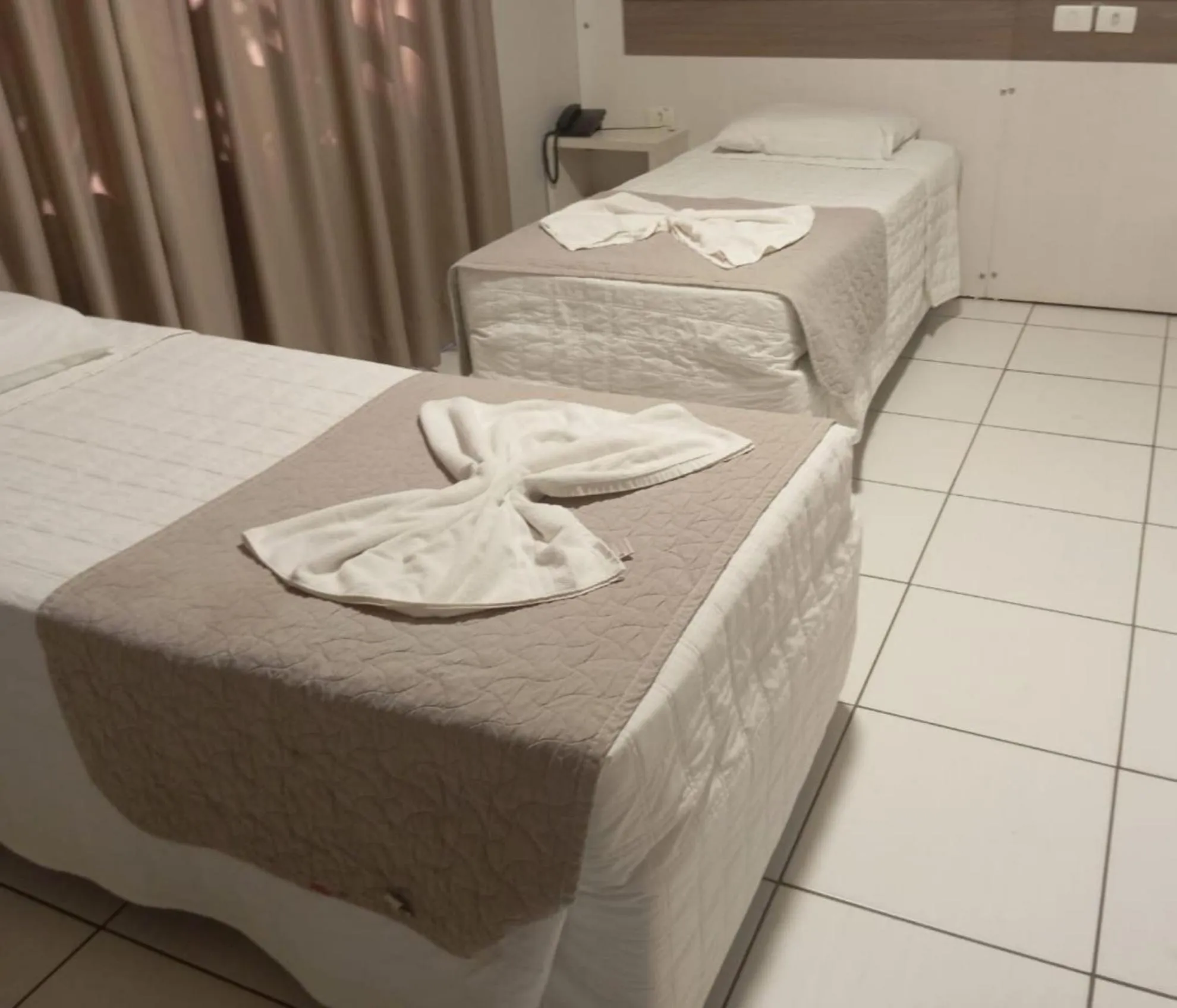 Bed in SMART IGUASSU HOTEL