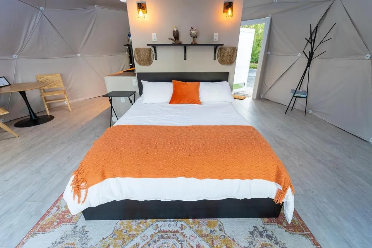 Bed in Gravity Luxury Domes