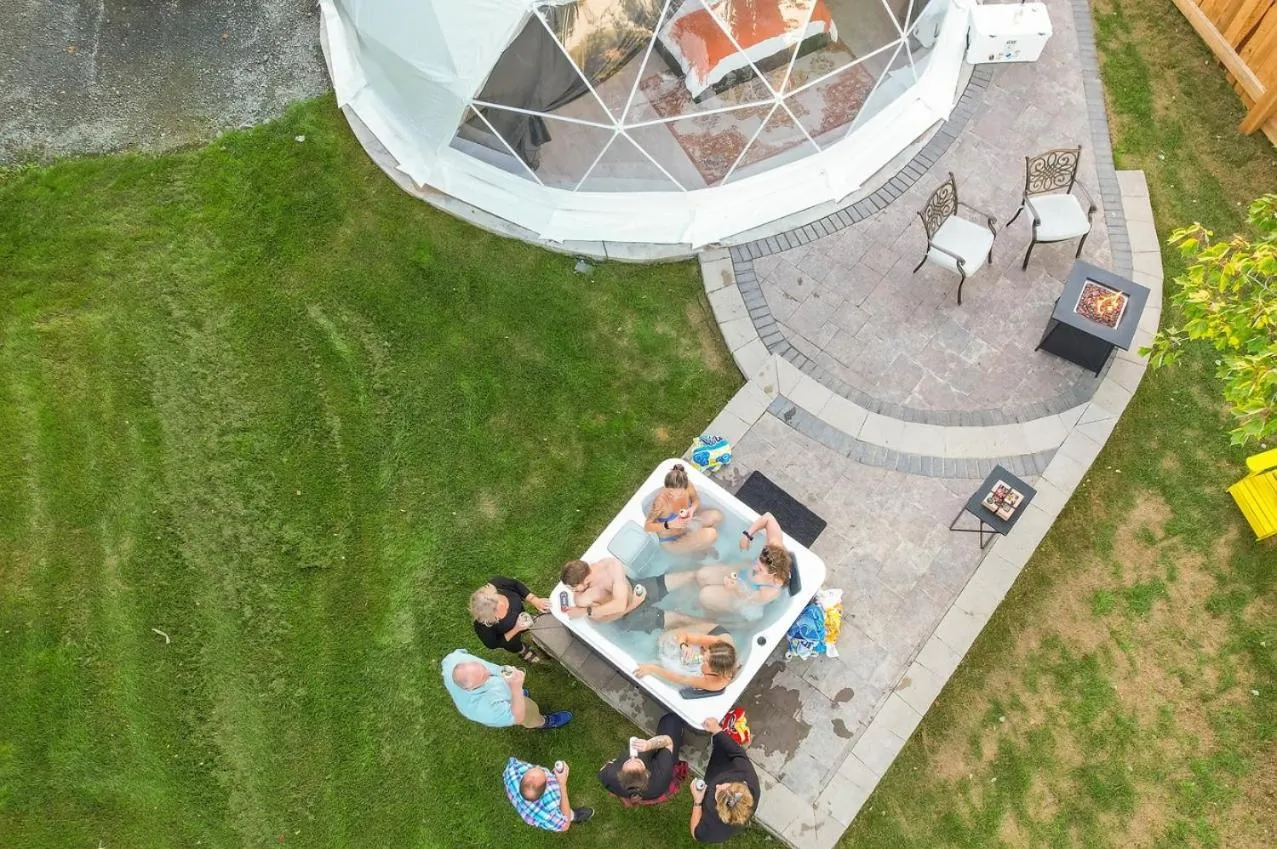 Patio in Gravity Luxury Domes