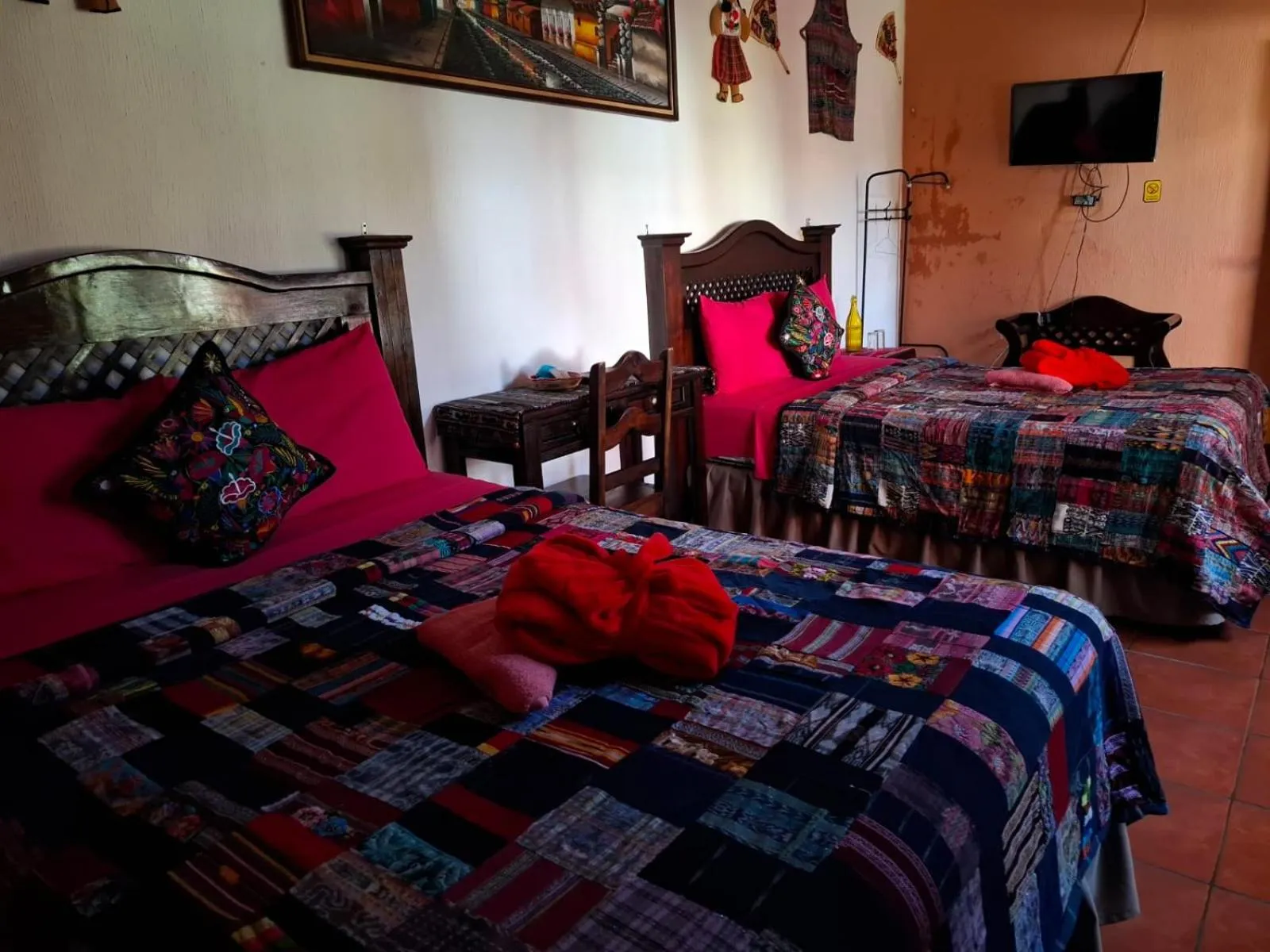 Bed in Francisco's rest house hotel