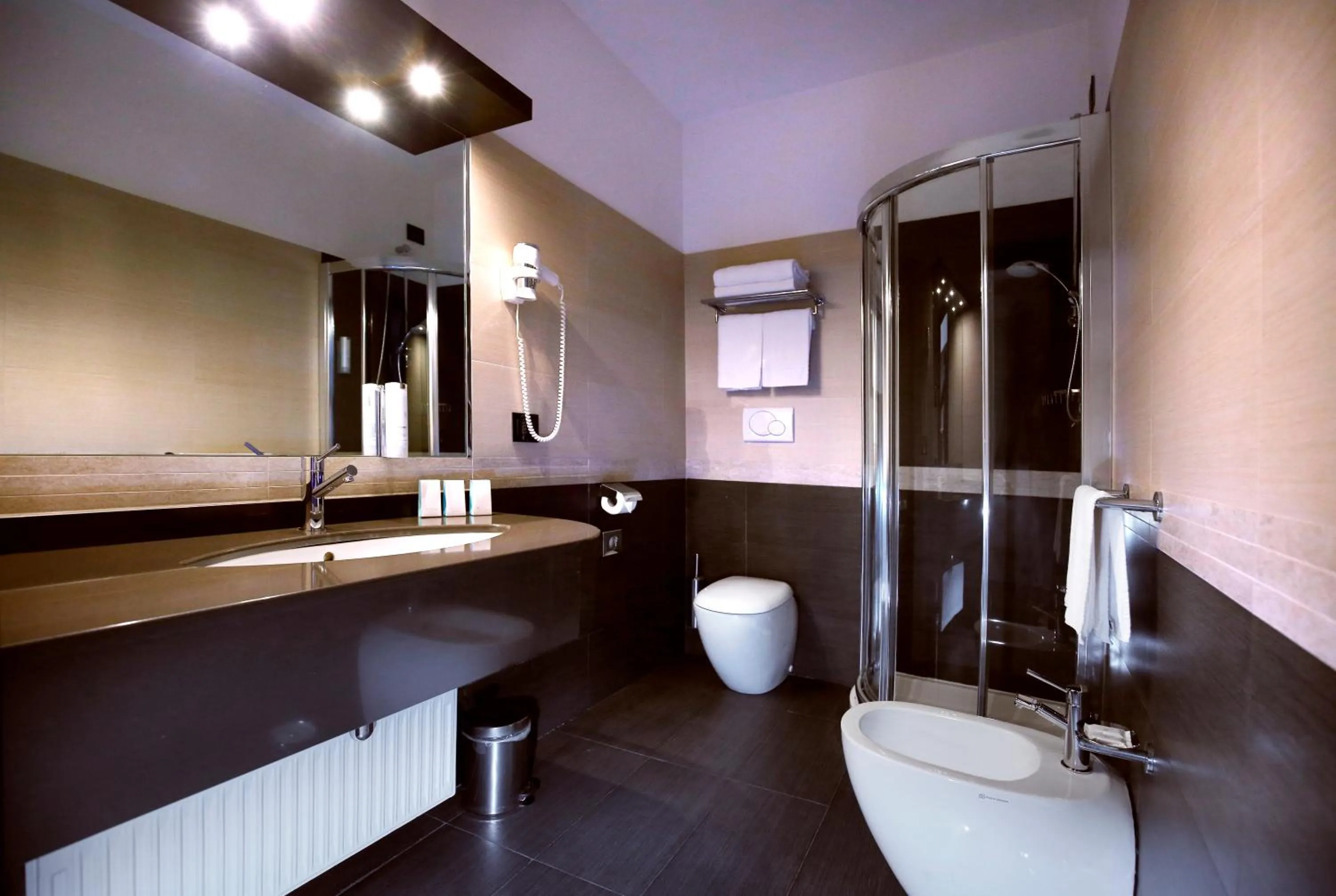 Shower in Hotel Holiday La Marca