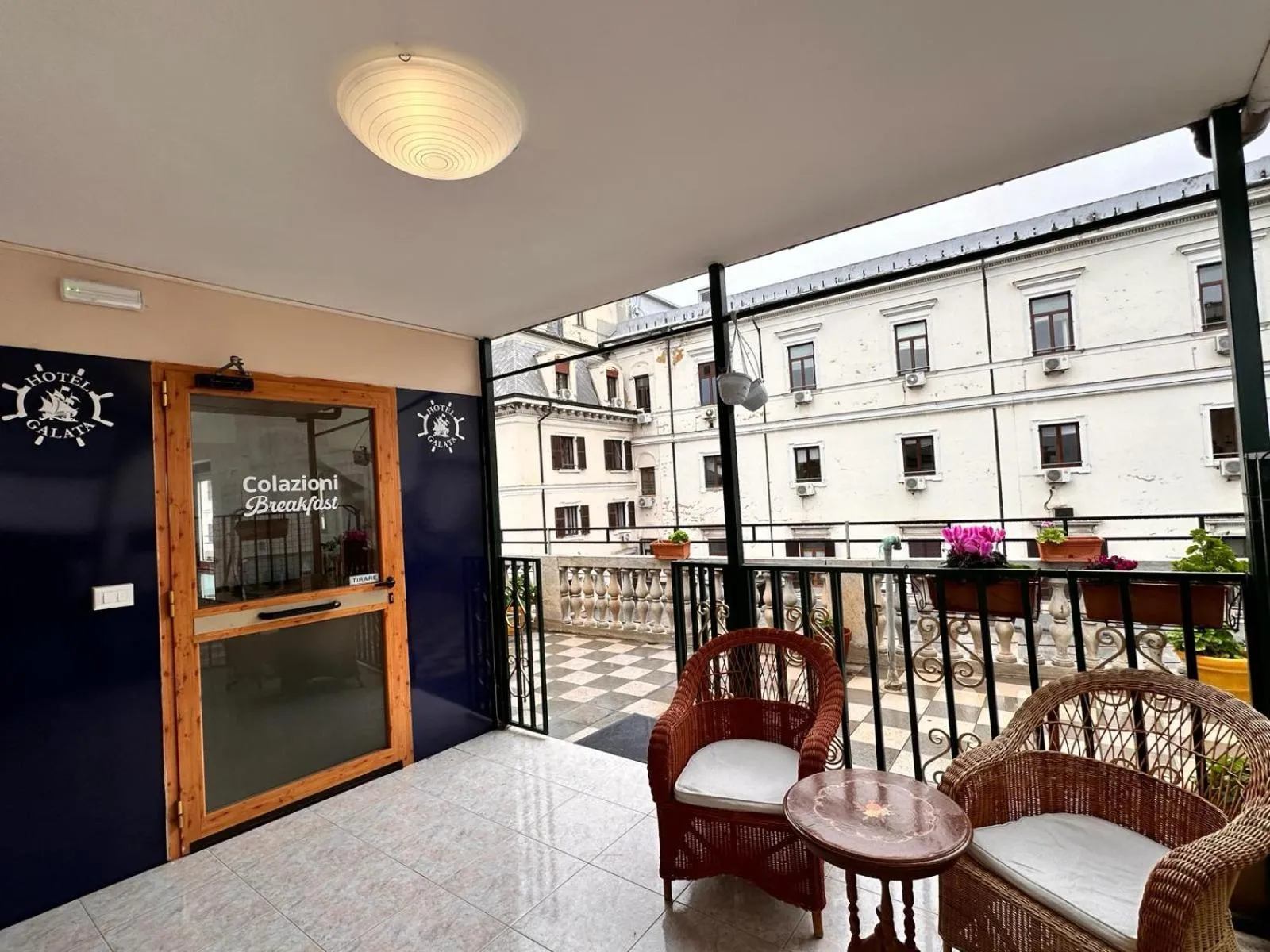 Balcony/Terrace in Hotel Galata