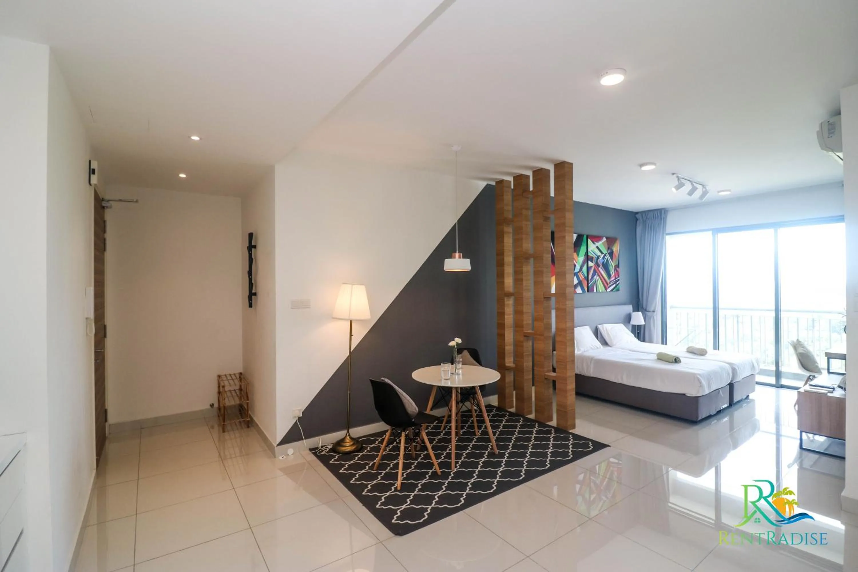 Dining area, Bed in Teega Suites @ UHA