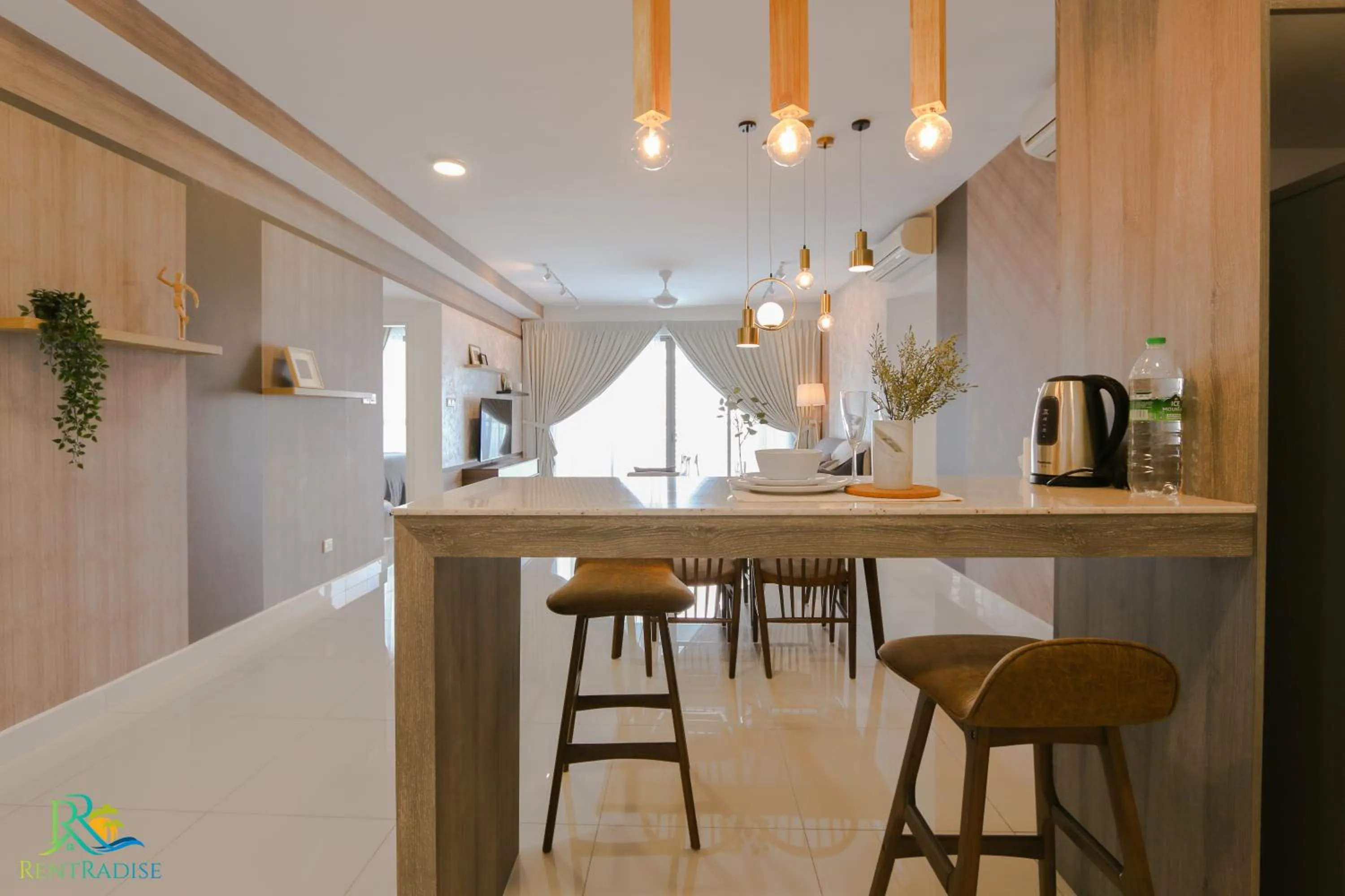 Kitchen or kitchenette in Teega Suites @ UHA