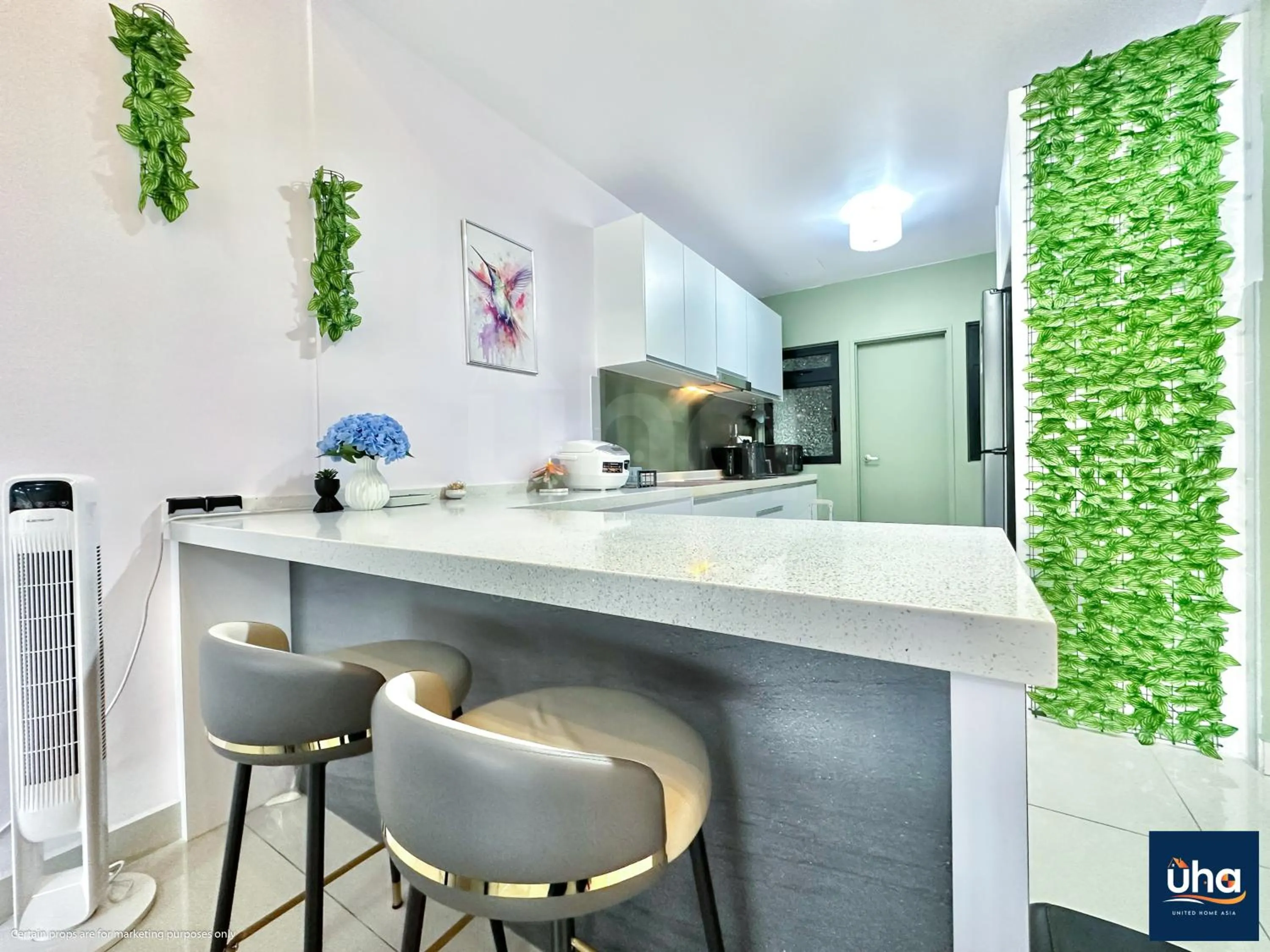 kitchen in Meridin Medini Iskandar Puteri @ UHA