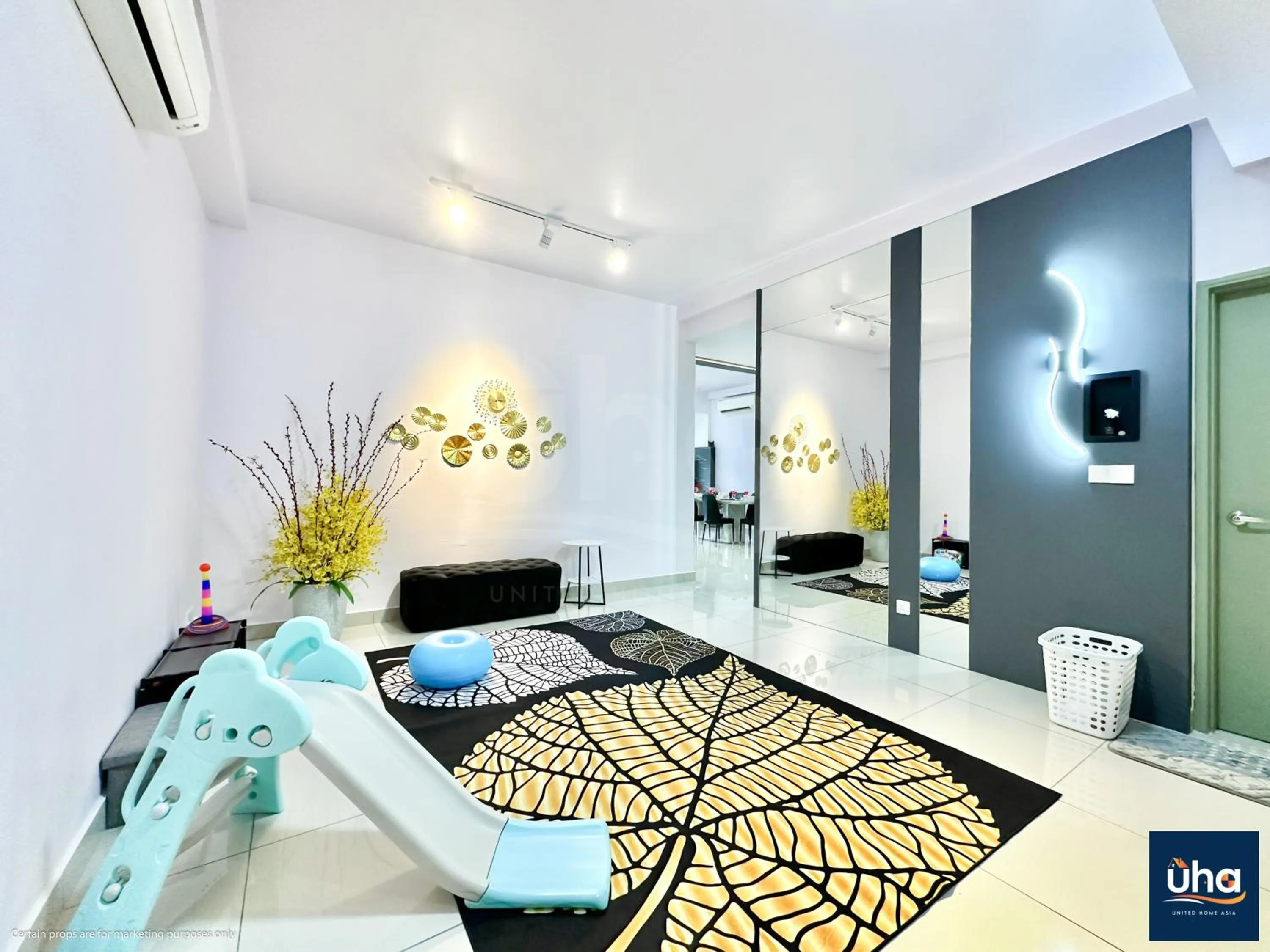 air conditioner, Bed in Meridin Medini Iskandar Puteri @ UHA