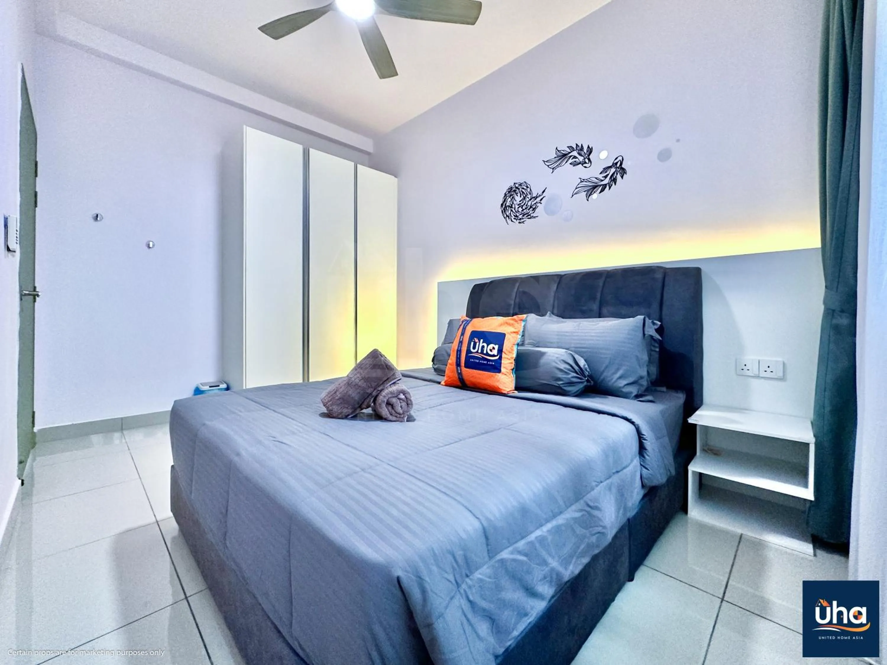 Bed in Meridin Medini Iskandar Puteri @ UHA