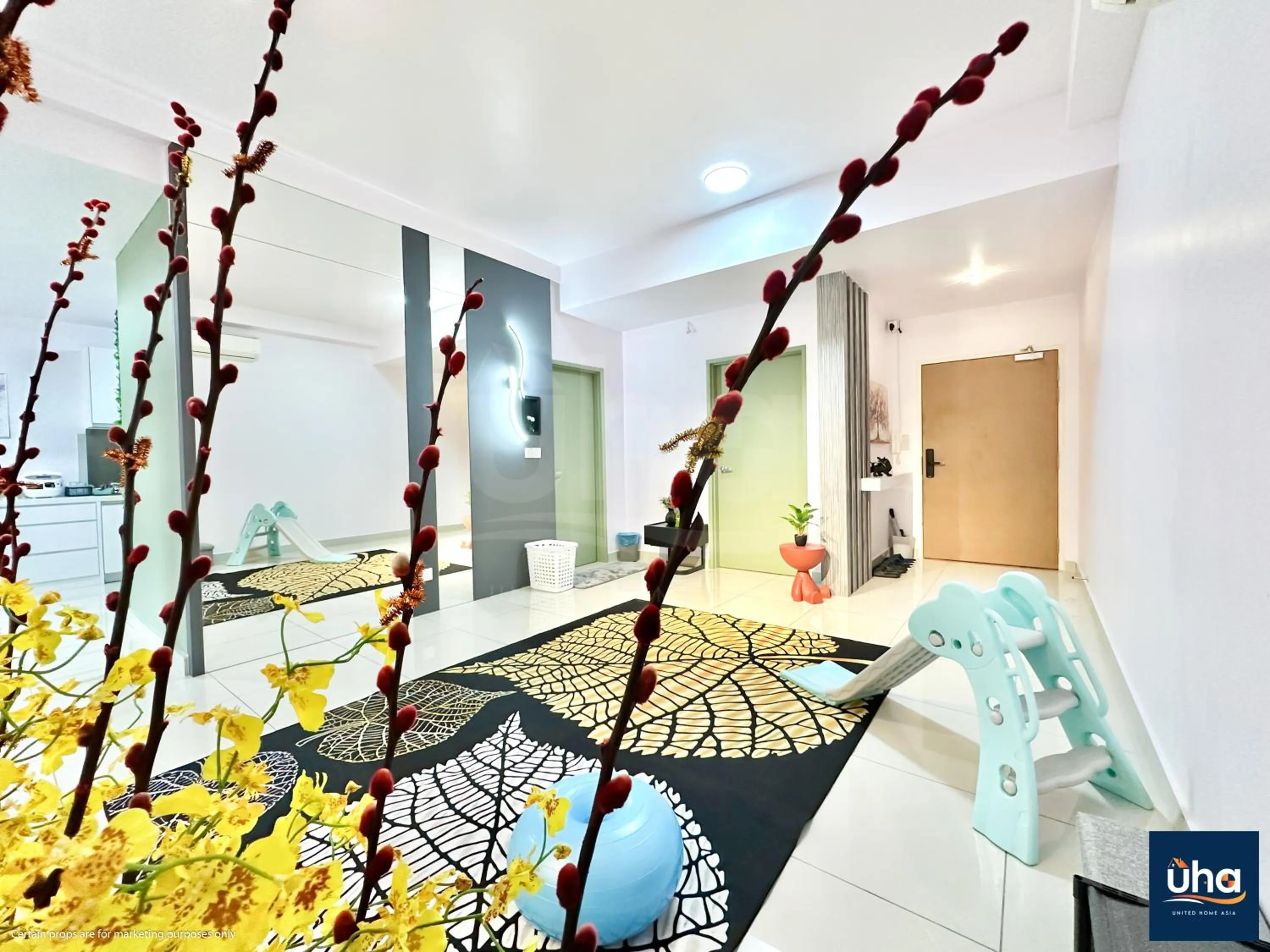 Living room in Meridin Medini Iskandar Puteri @ UHA