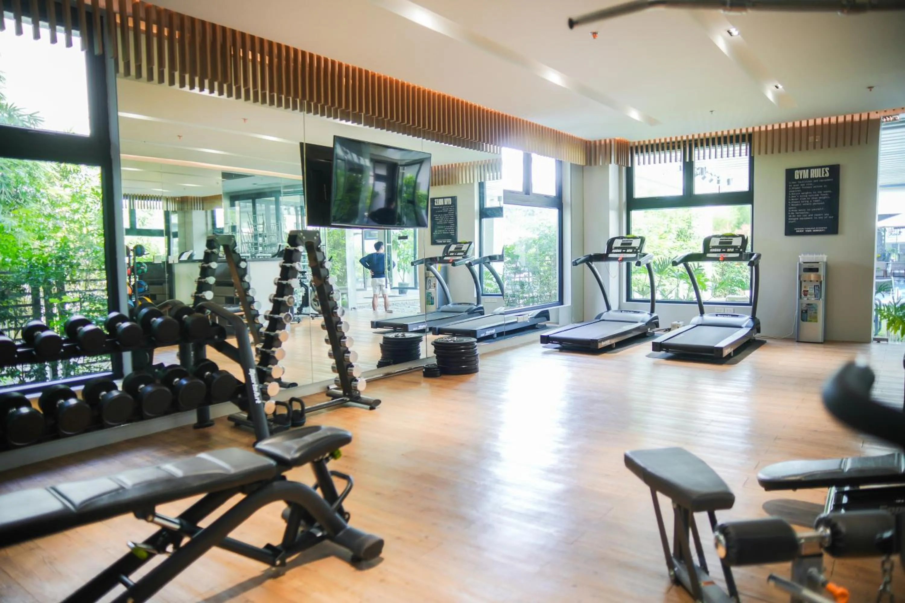Fitness centre/facilities in The Hotel Andrea