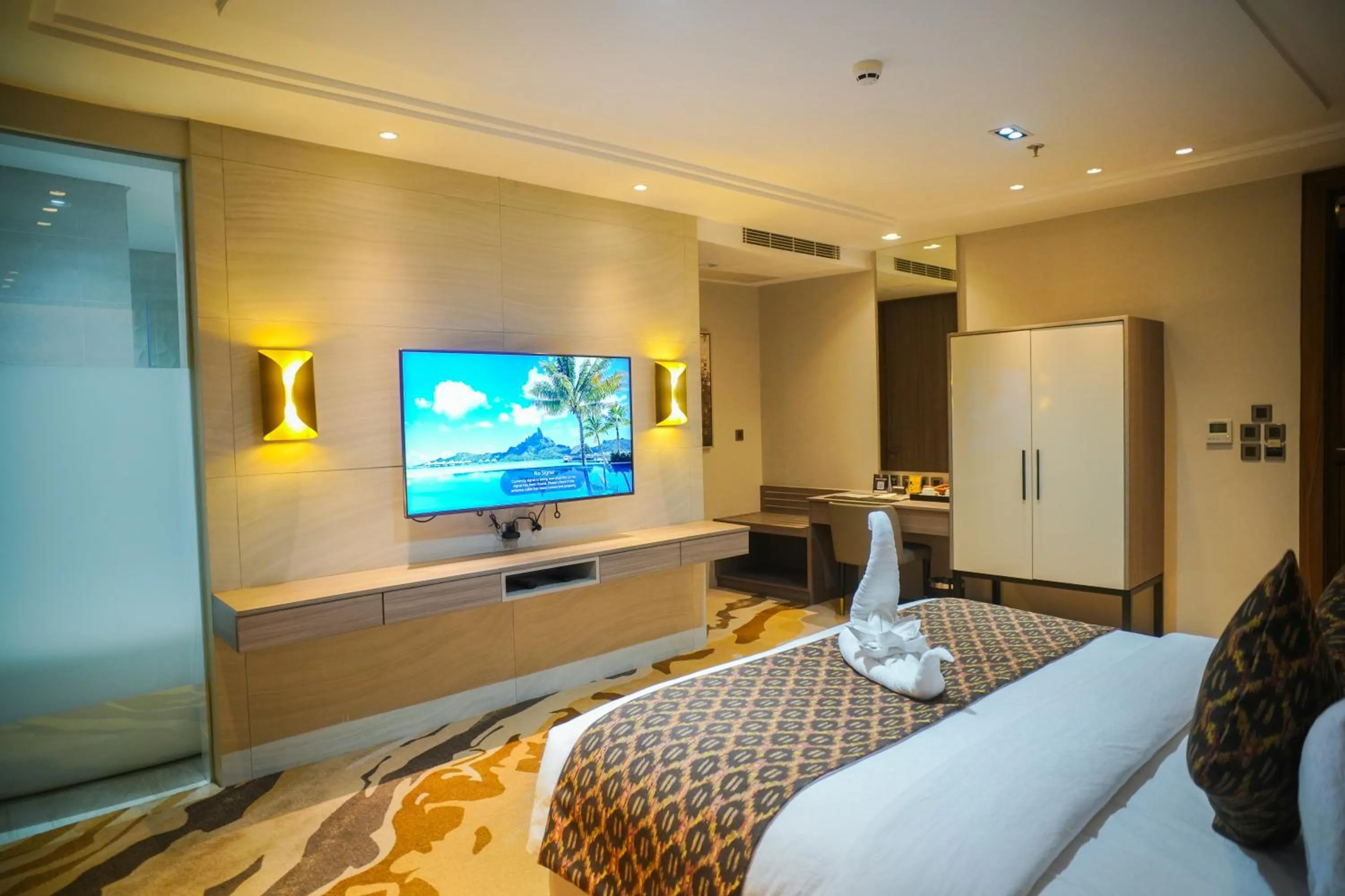 Bedroom, Bed in The Hotel Andrea