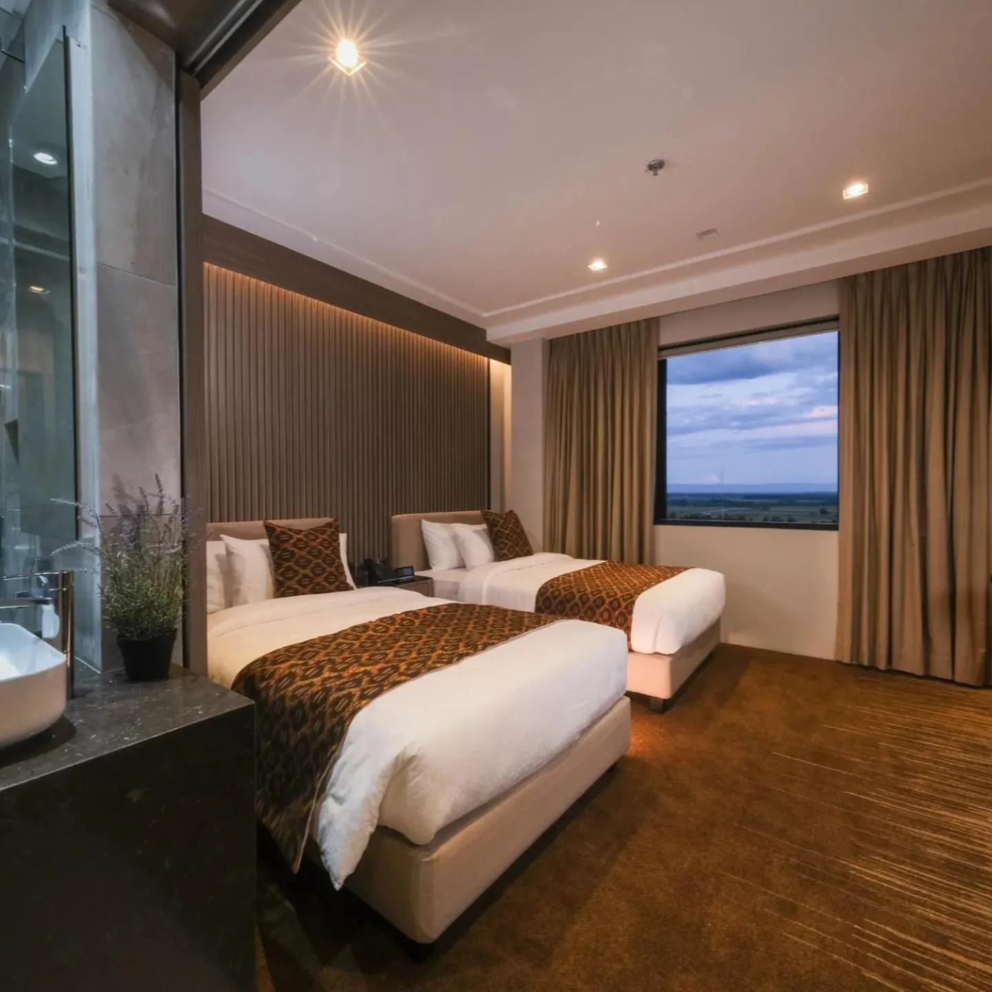 Bed in The Hotel Andrea