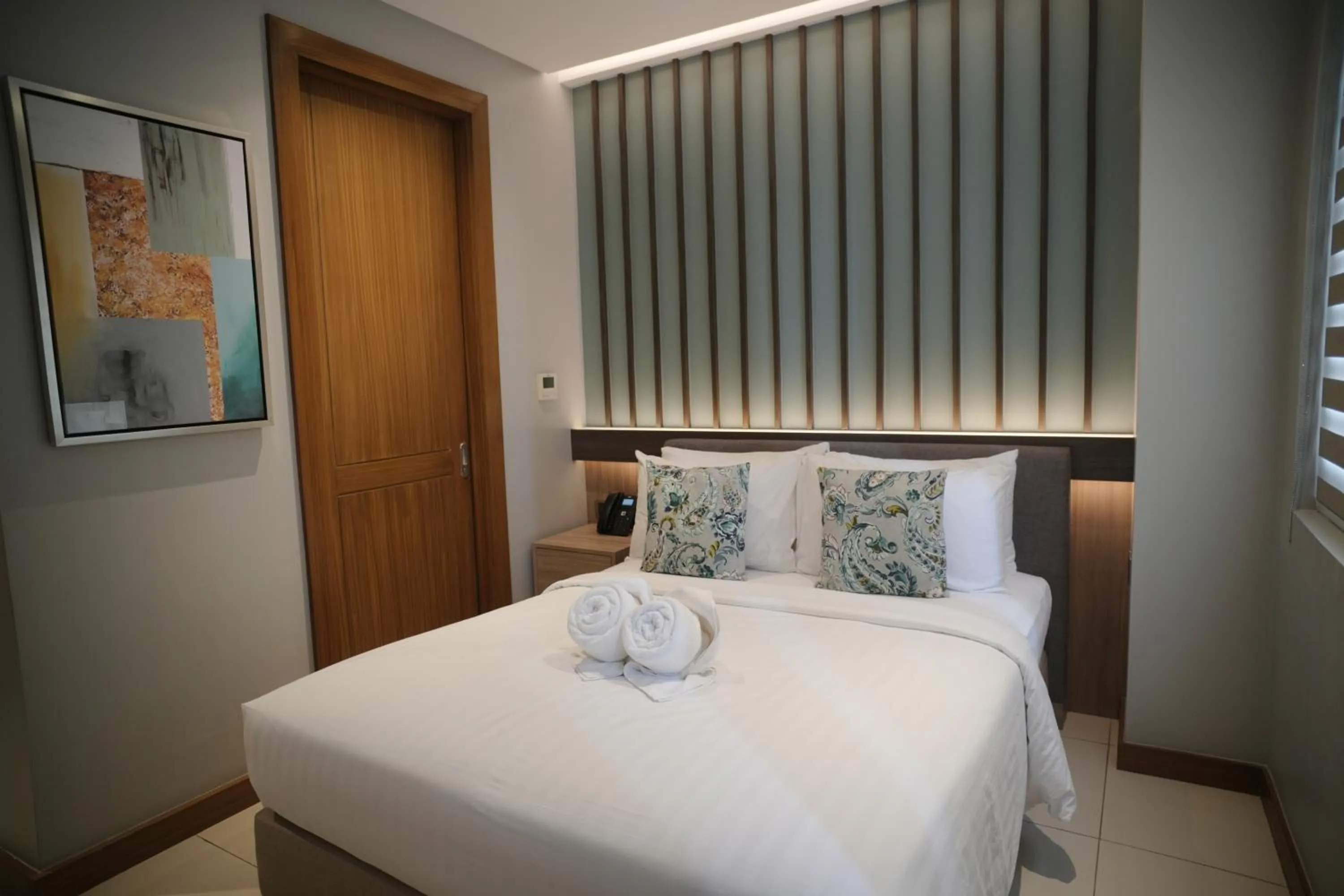 View (from property/room), Bed in The Hotel Andrea