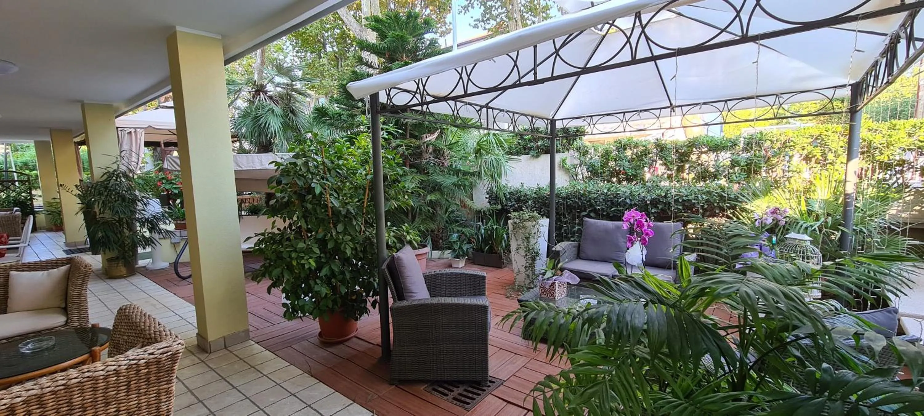 Patio in Hotel Beppe