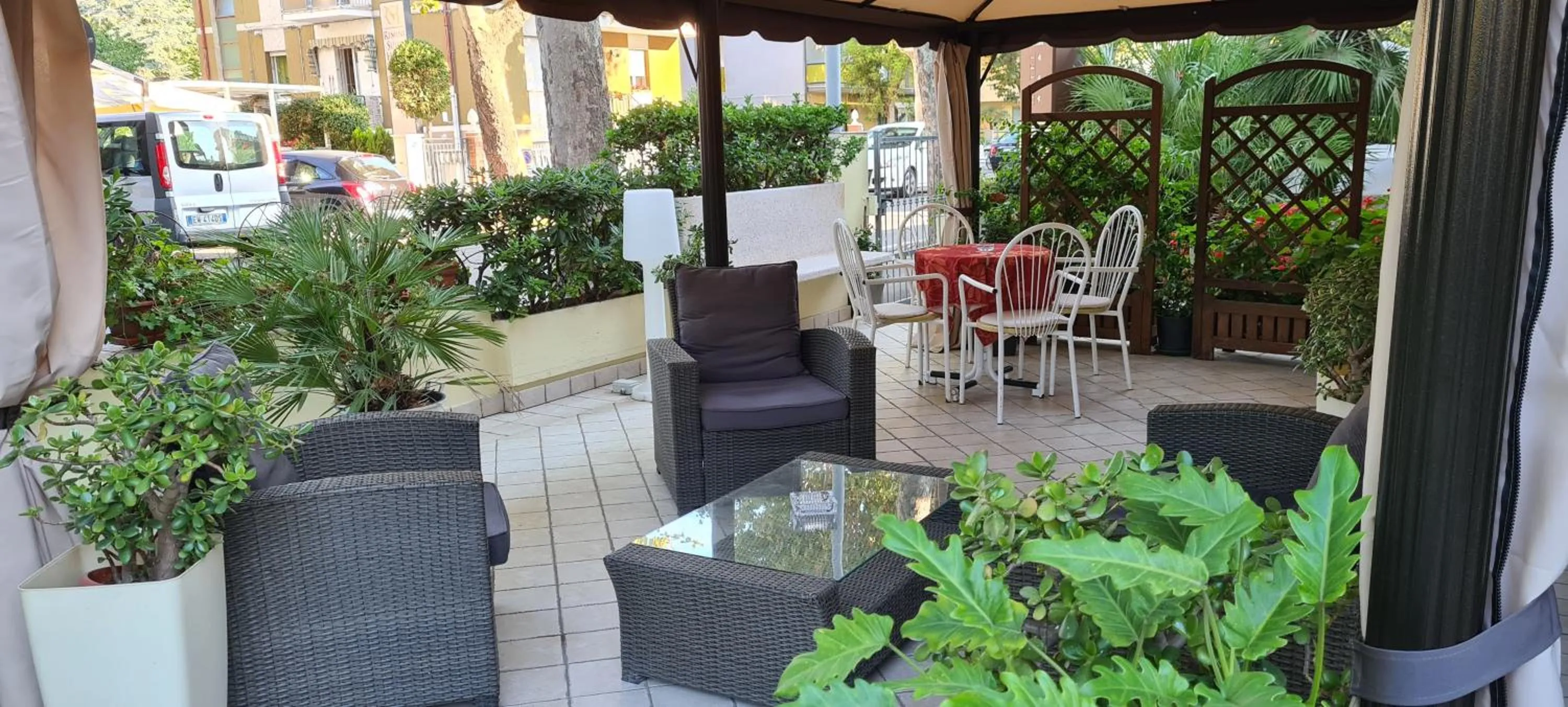 Patio in Hotel Beppe