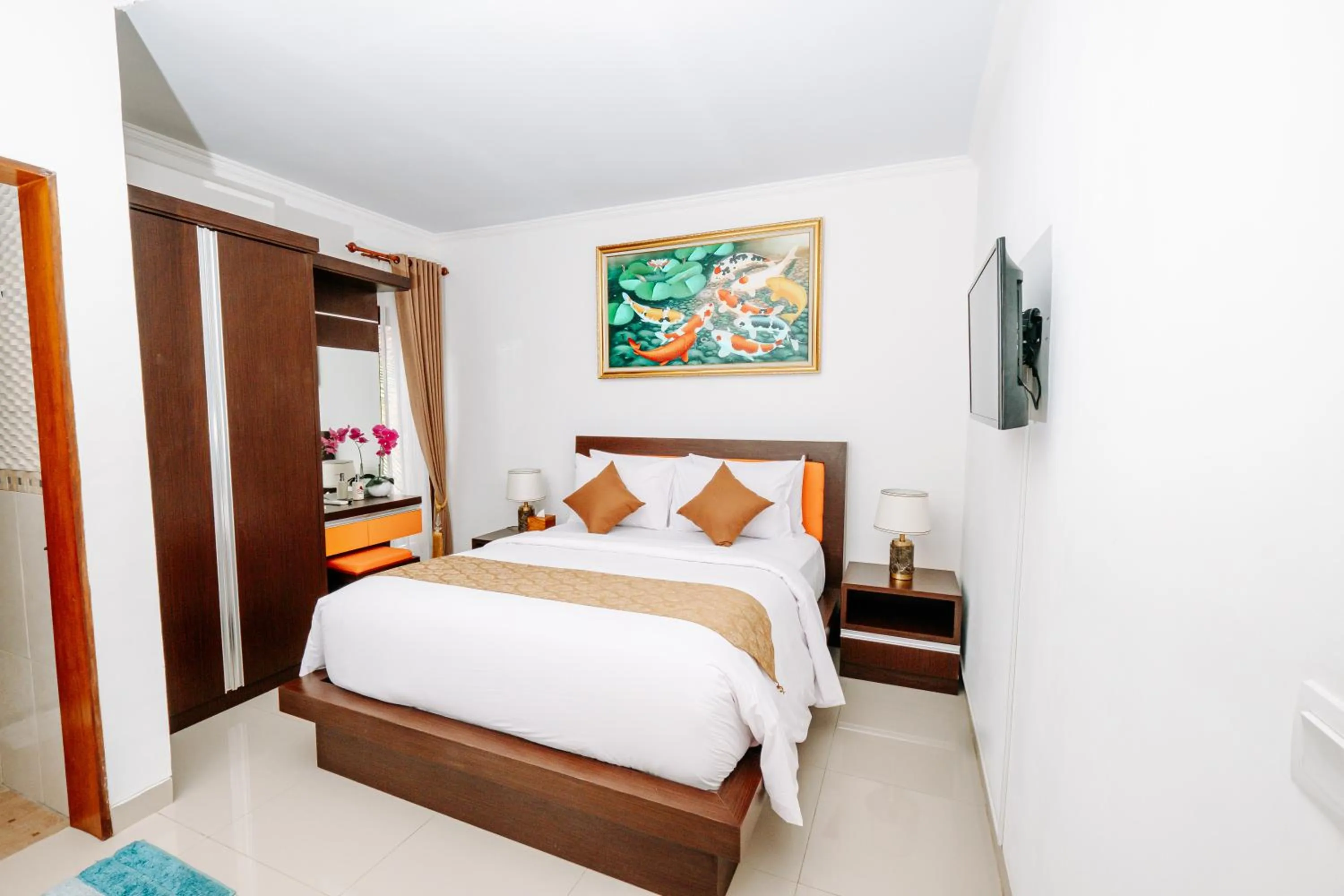 Bed in Kayangan Saba Villa