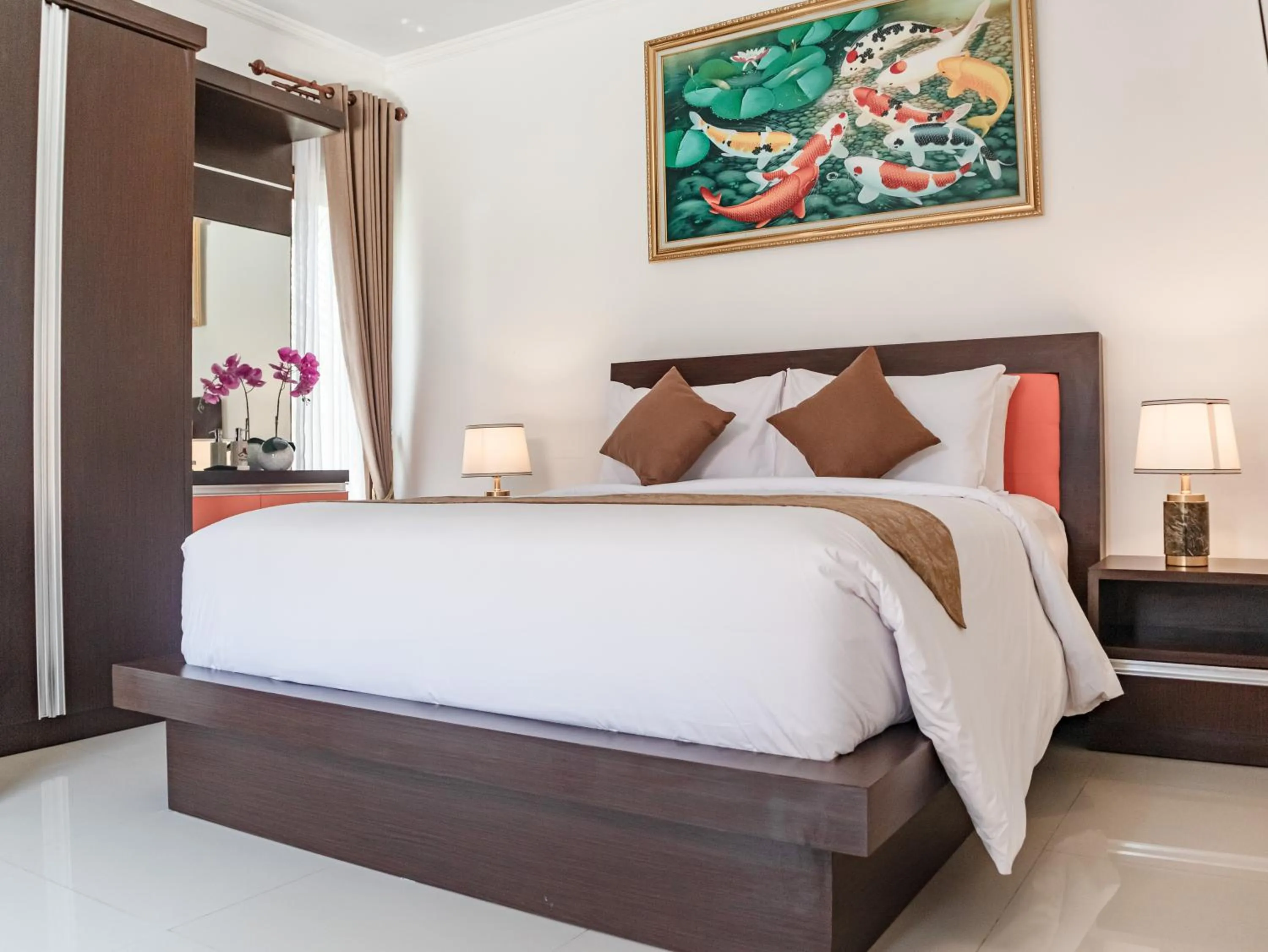 Bed in Kayangan Saba Villa